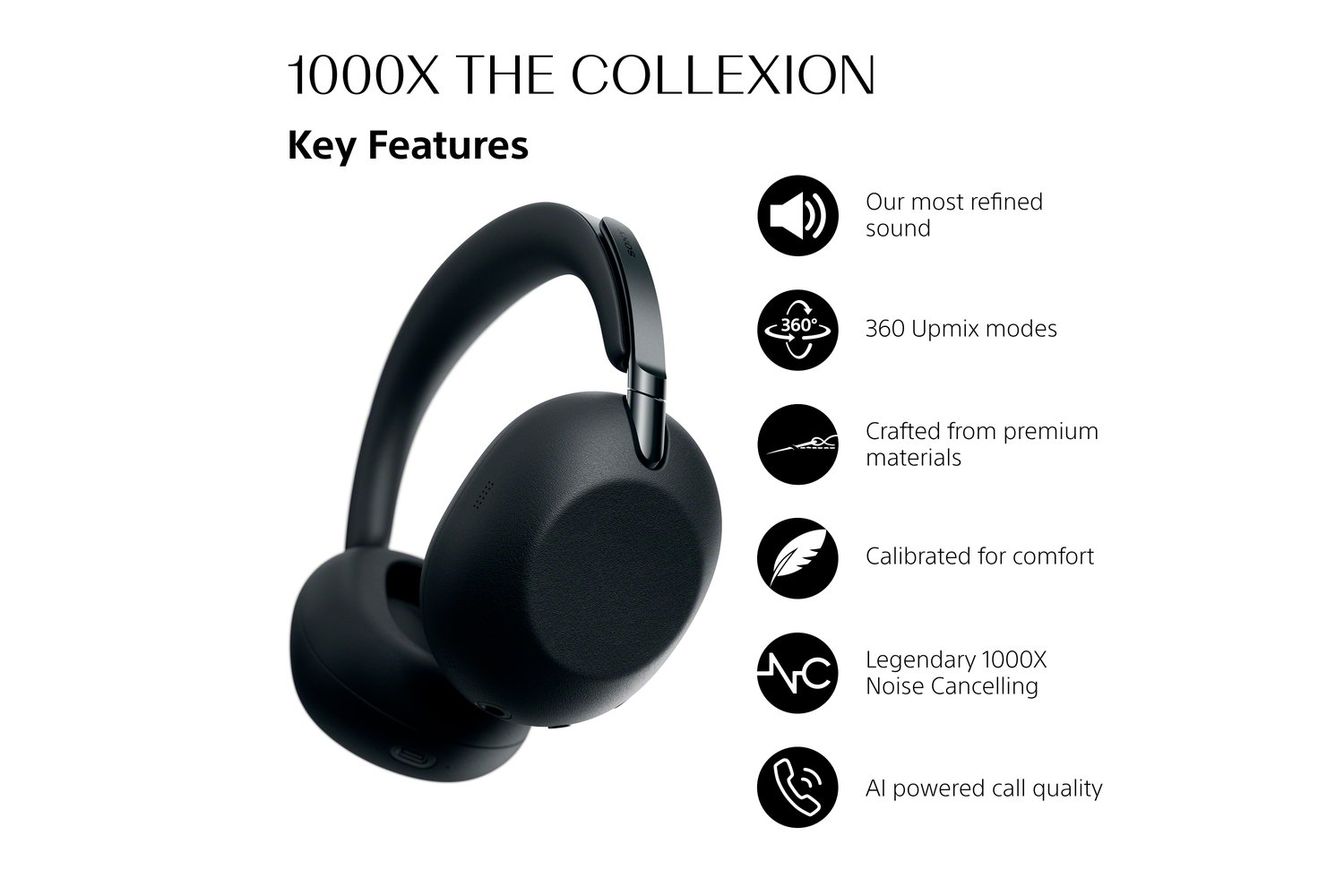 SONY 1000X The Collexion - Black | WH1000XXB.CE7