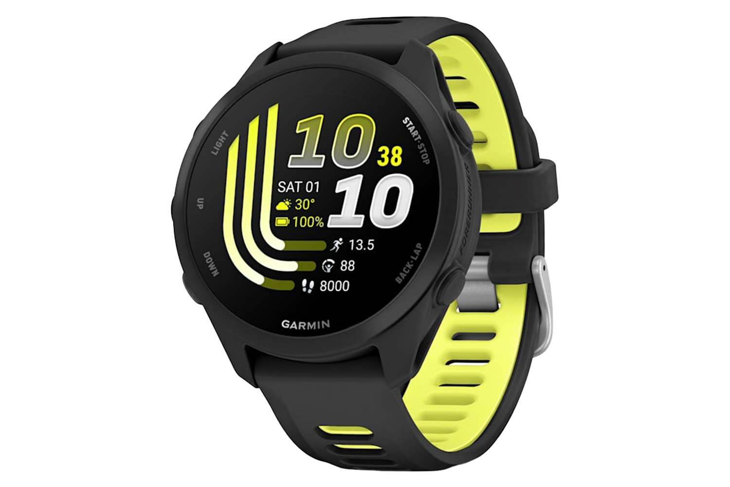 Garmin Forerunner 170 | 42.6 mm | Black/Amp Yellow Band