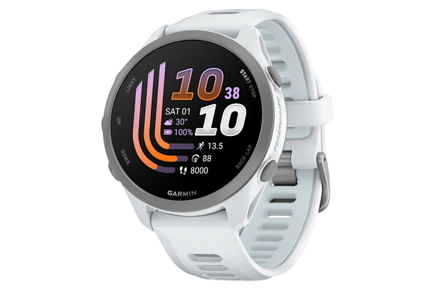 Garmin Forerunner 170 | 42.6 mm | Whitestone/Cloud Blue Band