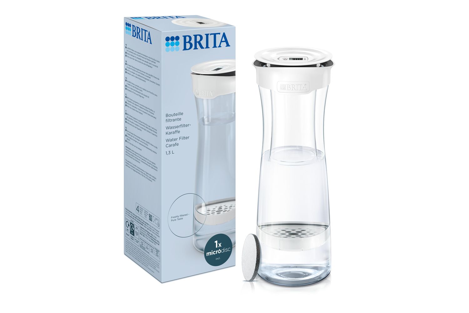 Brita Fill Serve Whitegraphite | Water Filter Carafe |1.31l