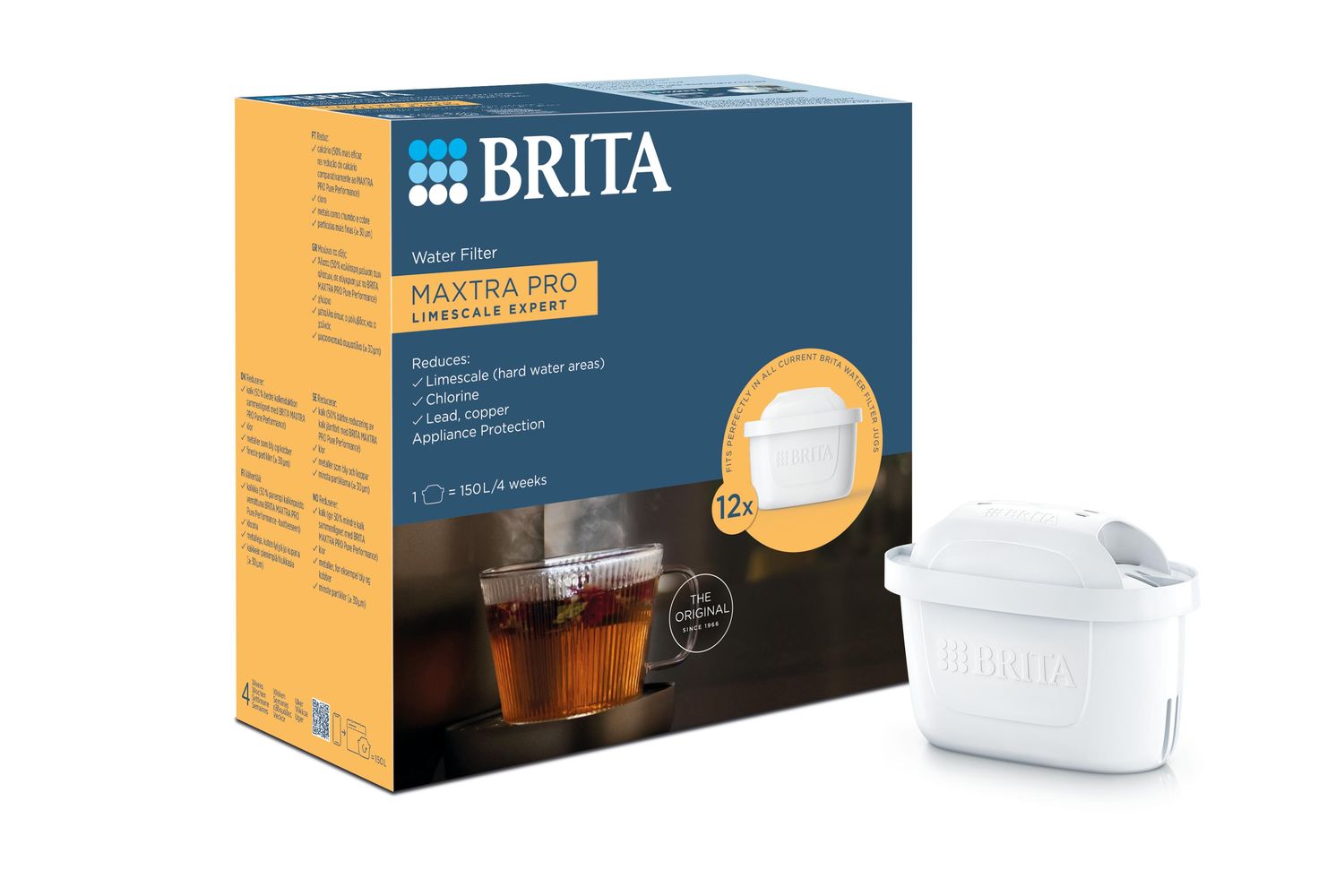 Brita Maxtra Pro Limescale Expert | Water Filter Cartridges | 12 Pack