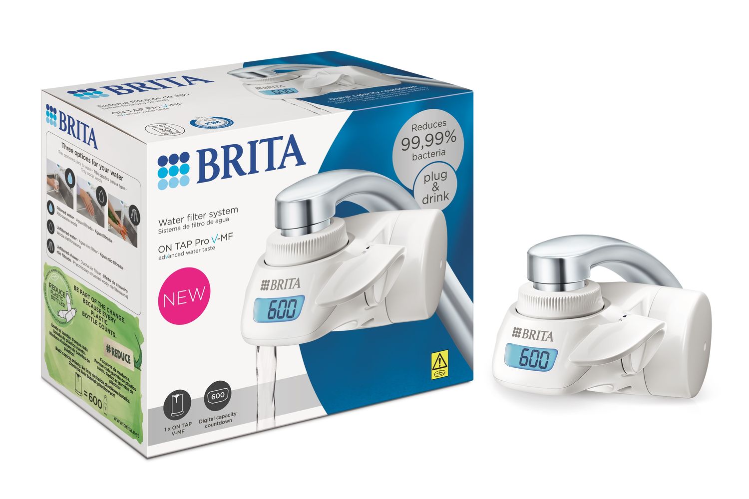 Brita On Tap Pro V-mf System | Water Filter | White