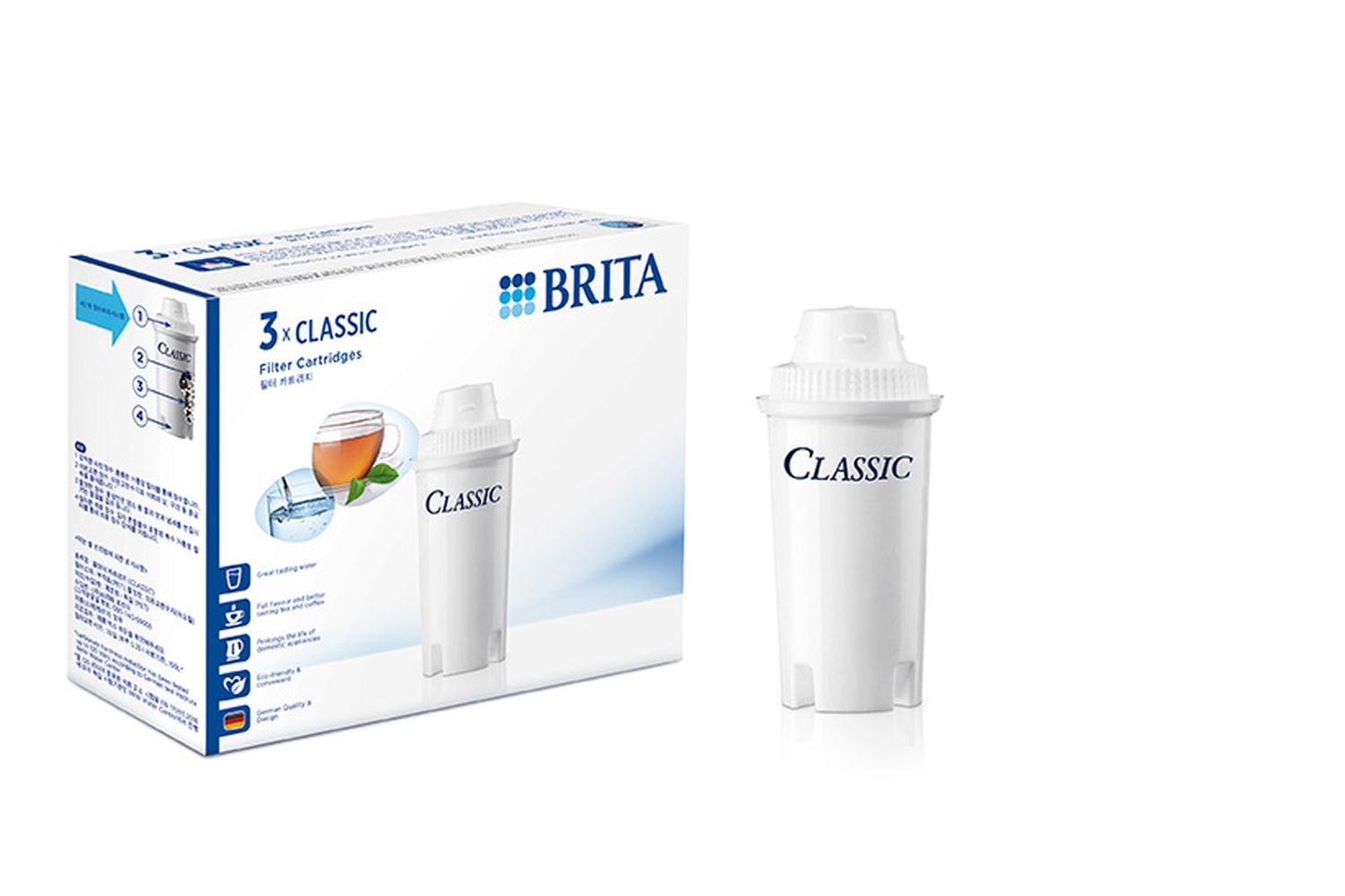 Brita Classic 3 Pack | Water Filter Cartridges | 3 Pack