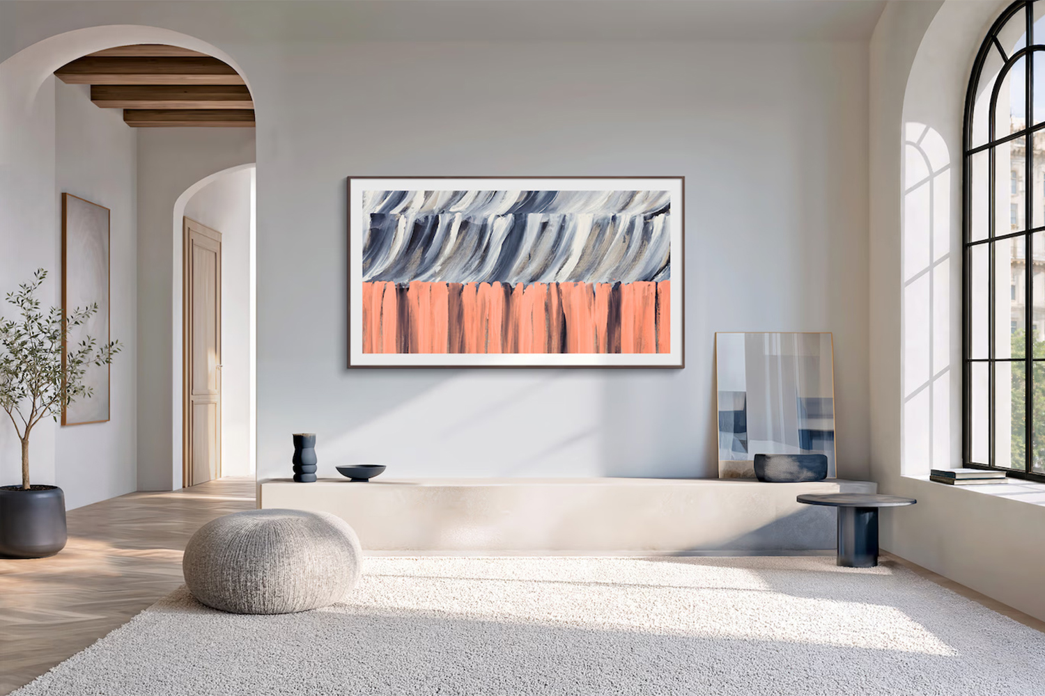 Samsung 43" The Frame LS03HE QLED 4K Vision AI Smart TV (2026) | QE43LS03HEUXXU