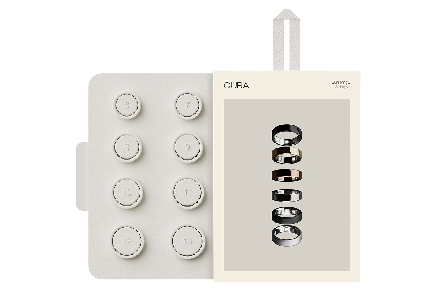 Oura Ring 5 Sizing Kit | Size 6 to 13