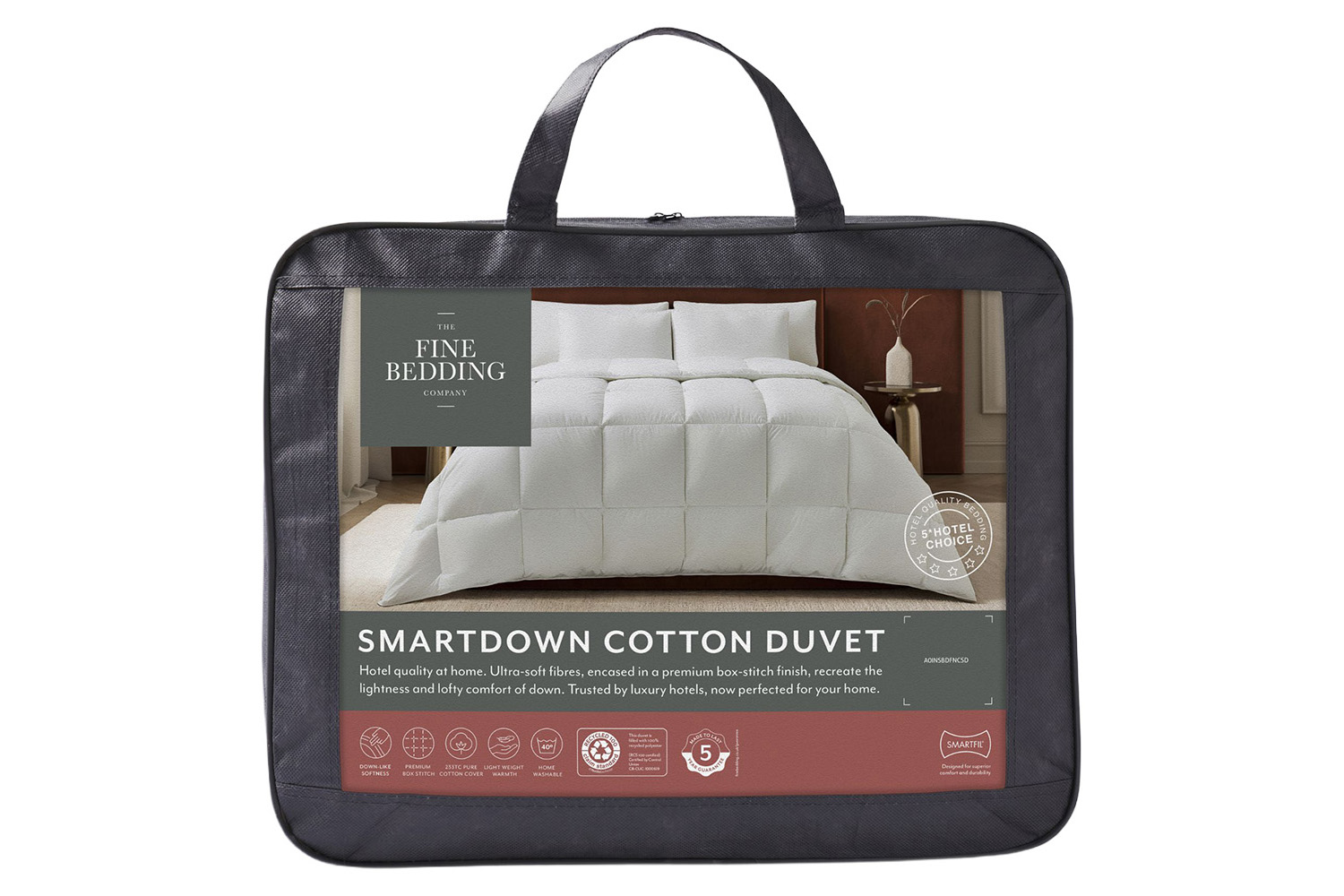The Fine Bedding Company | Smartdown Cotton 10.5 Tog Duvet | Super King