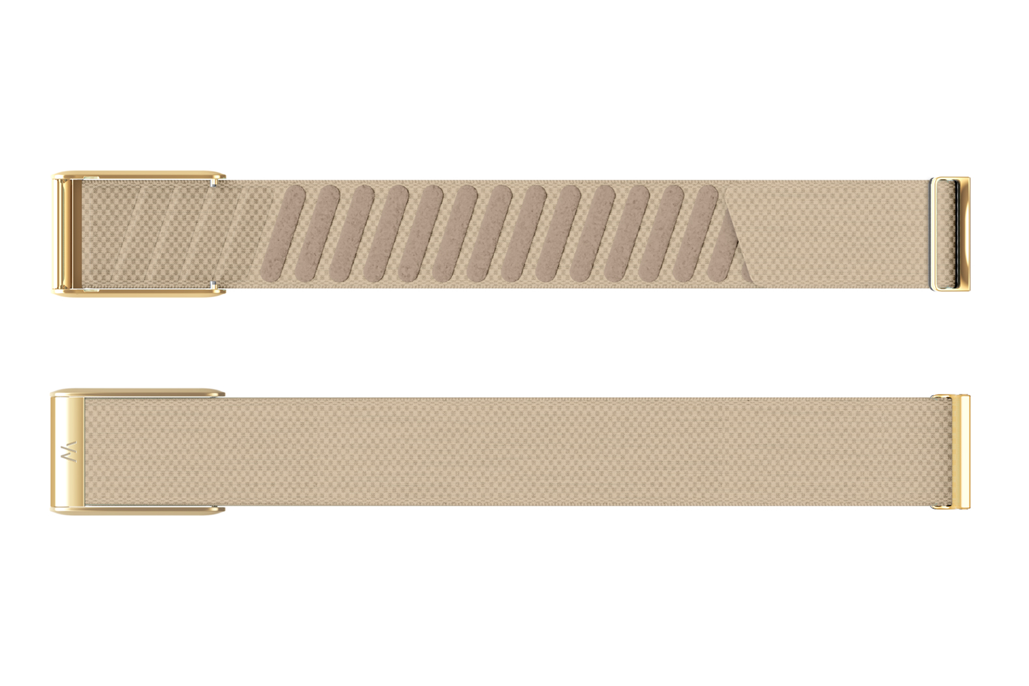 Whoop 5.0 SuperKnit Luxe Band | Compatible with One, Peak | Dune/Gold