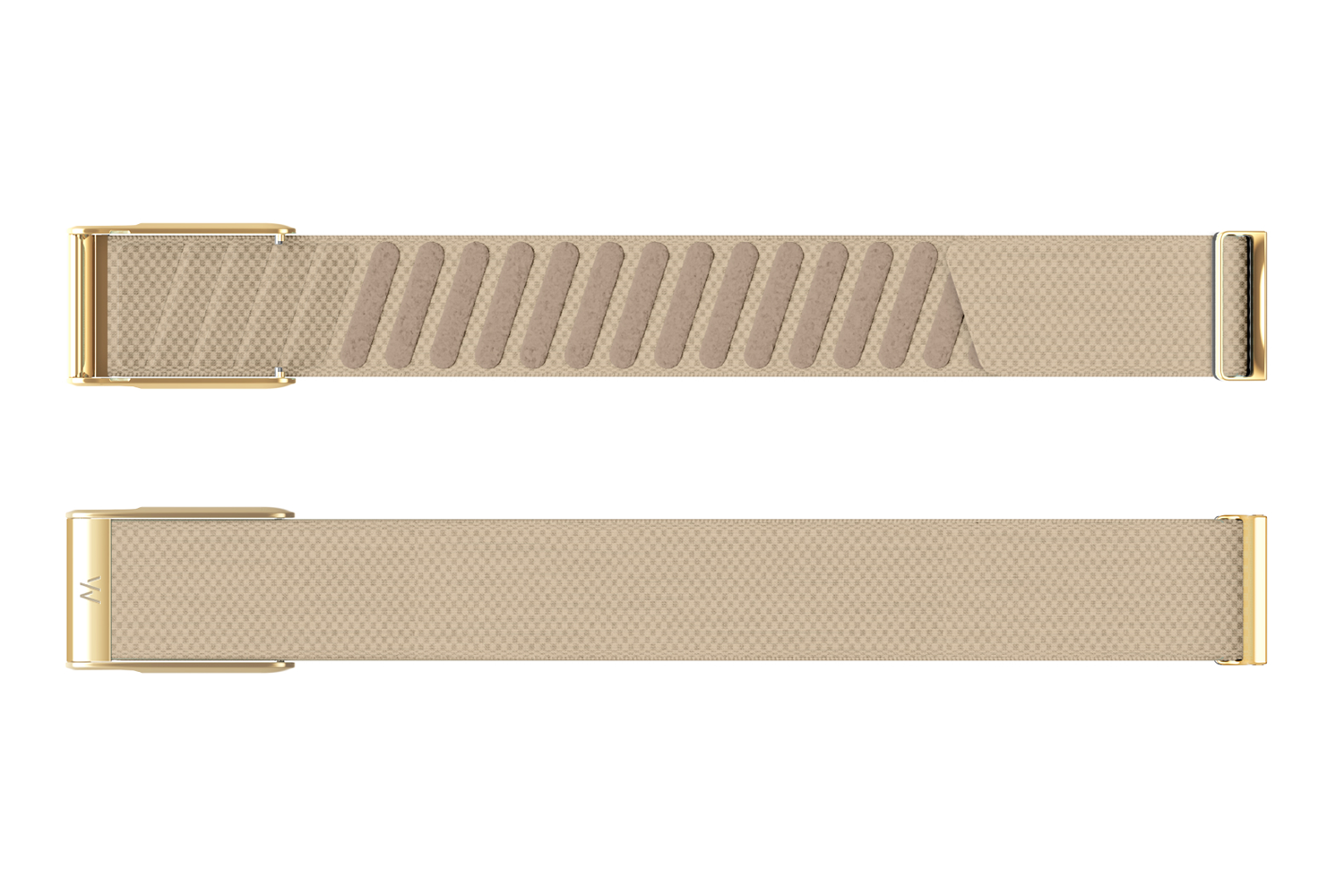 Whoop MG SuperKnit Luxe Band | Compatible with One, Peak, Life | Dune/Gold