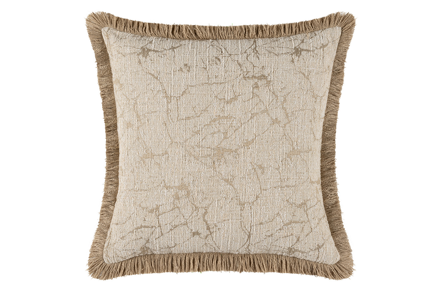 Sable Cushion | Natural/Gold | 43 x 43 cm