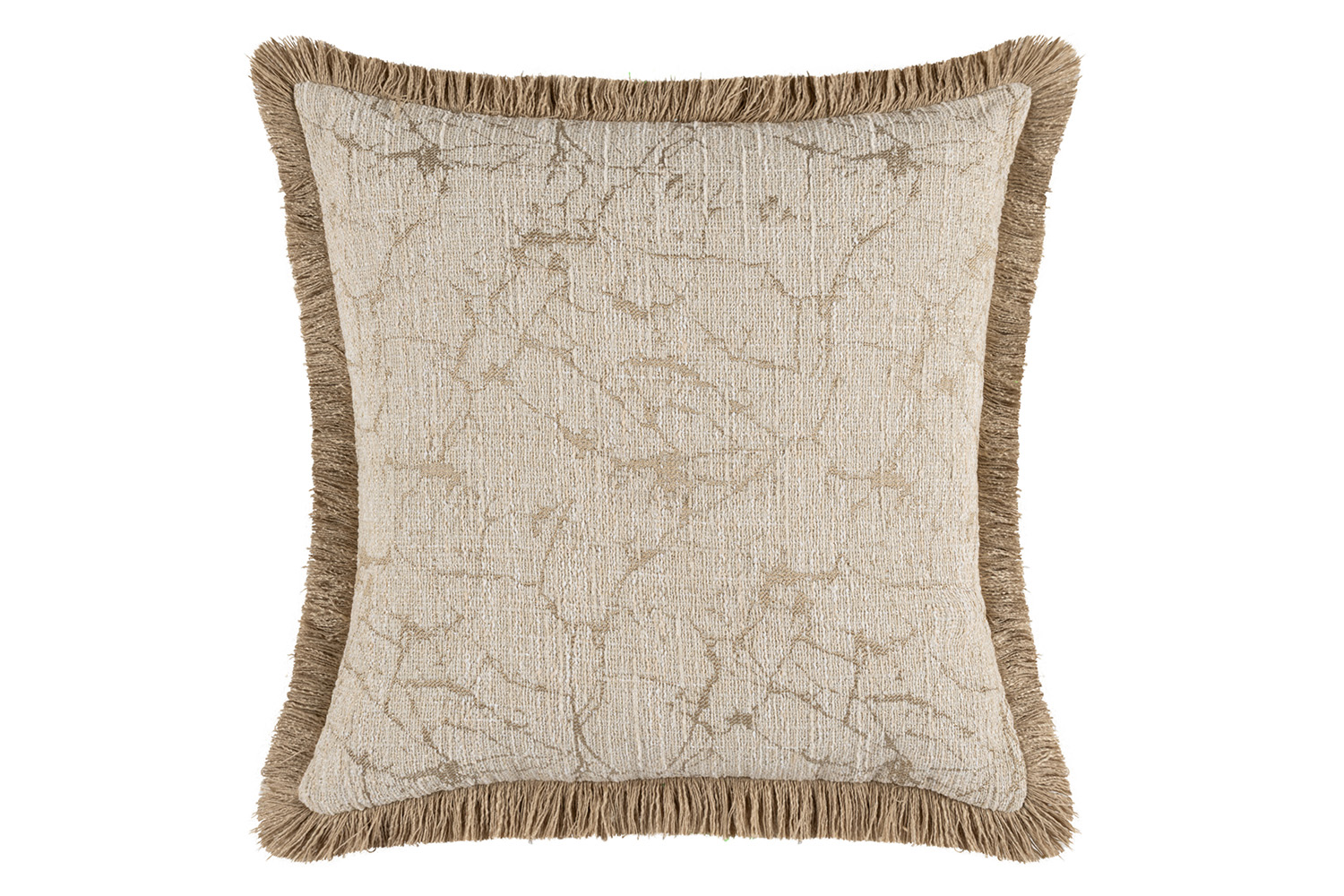 Sable Cushion | Natural/Gold | 43 x 43 cm