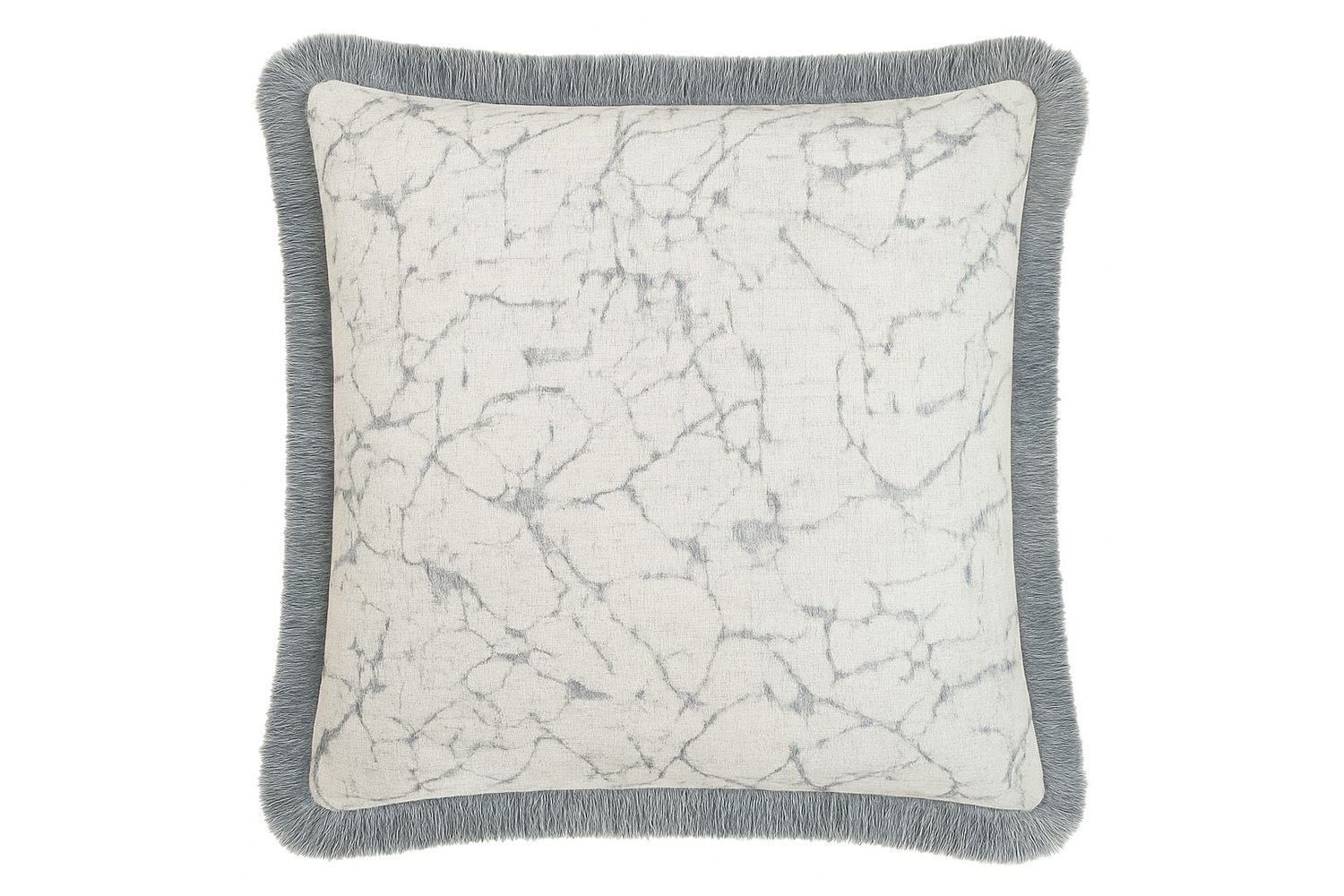 Sable Cushion | Natural/Blue | 43 x 43 cm