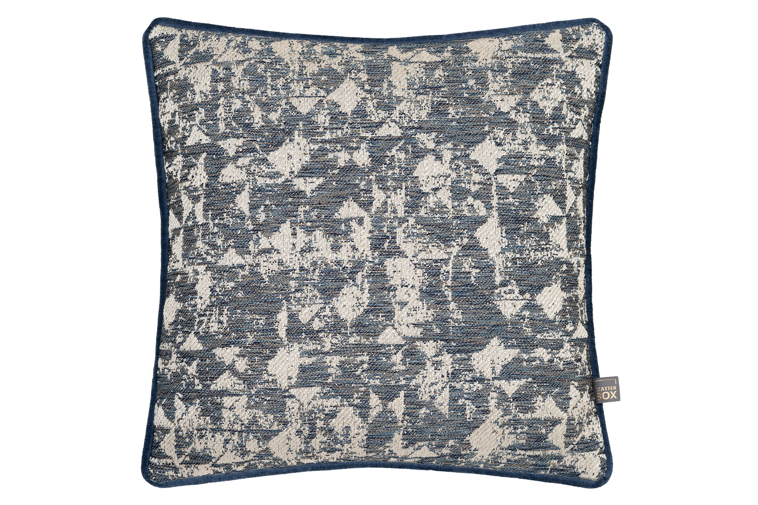 Joni Cushion | Blue/Silver | 43 x 43 cm