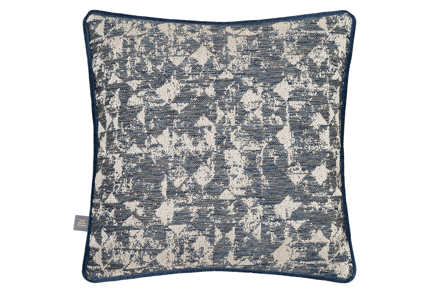 Joni Cushion | Blue/Silver | 43 x 43 cm