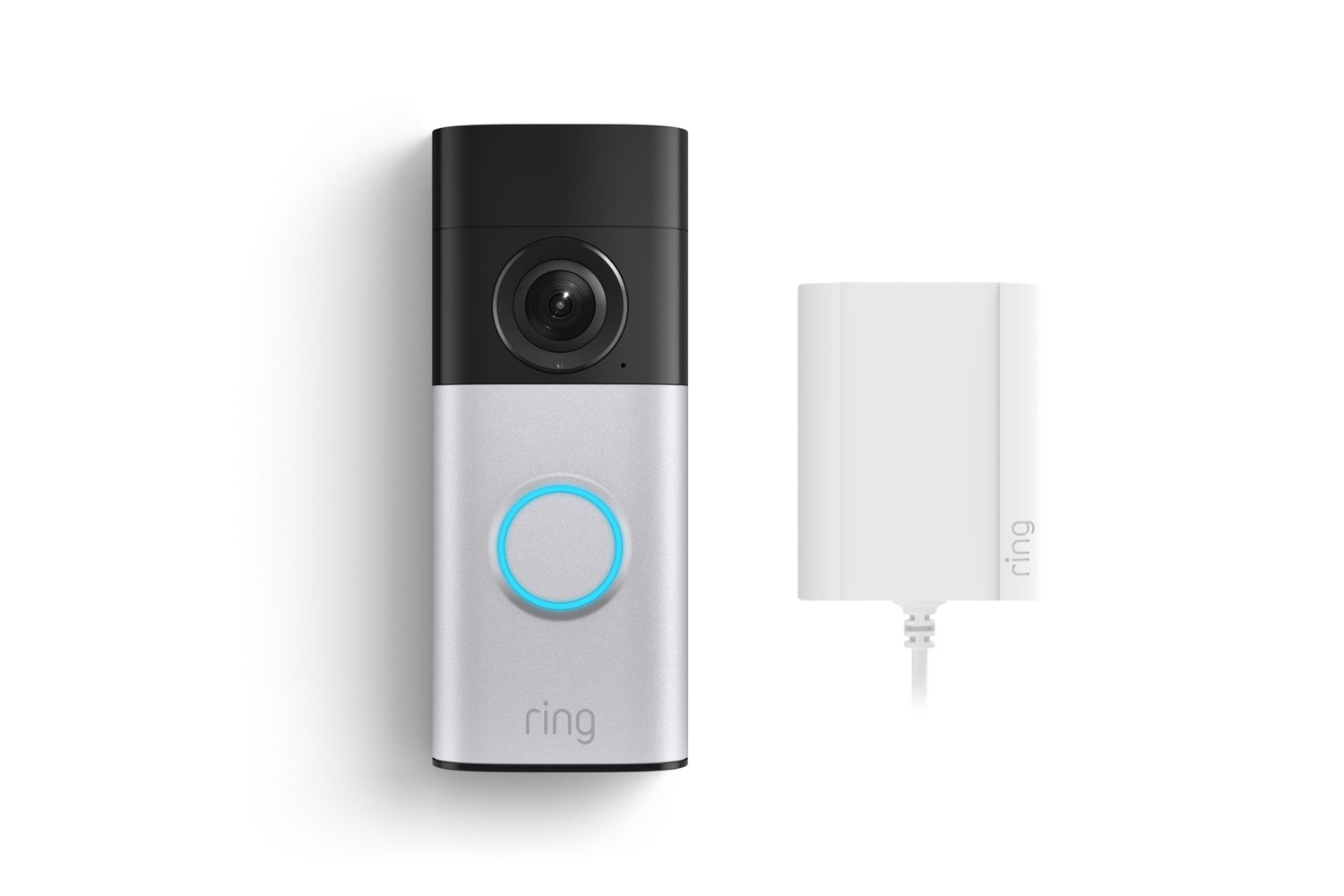 Ring Wired Video Doorbell Plus | Video Doorbell | Wired | Nickel