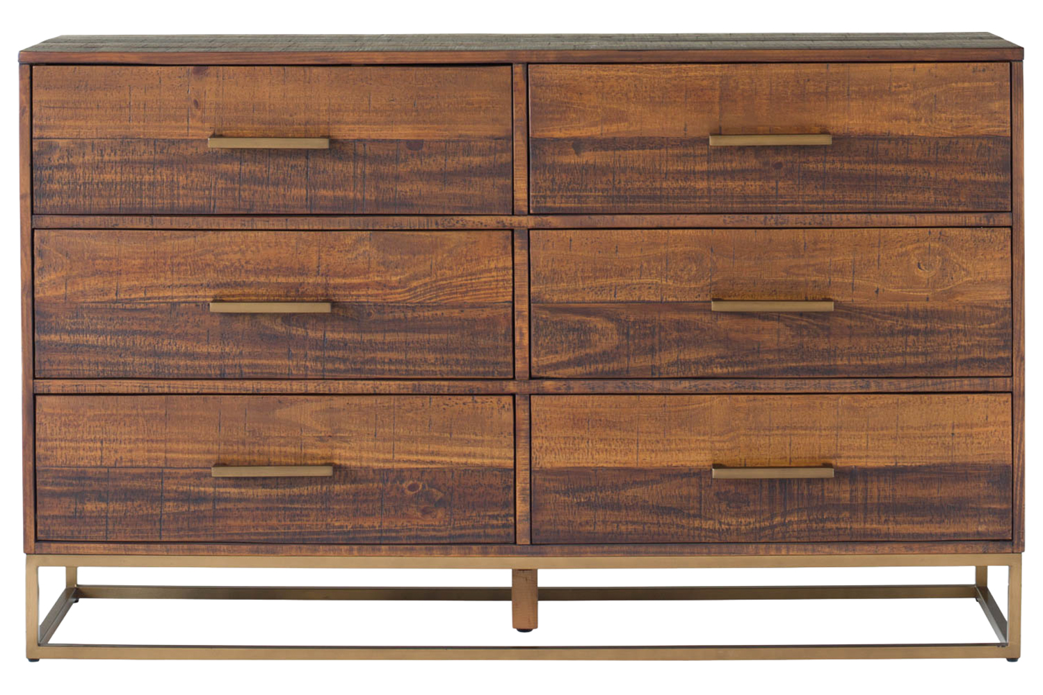 Retreat Dresser | 6 Drawer | Walnut Effect