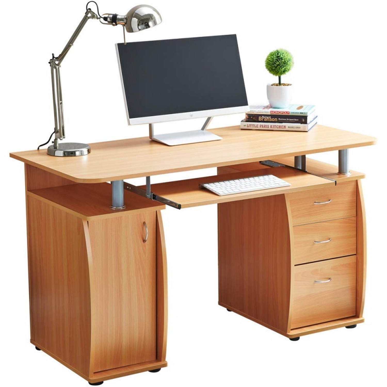 Raygar Deluxe Computer Desk & Cabinet | 3 Drawers [Ex-display DC250635-000006]