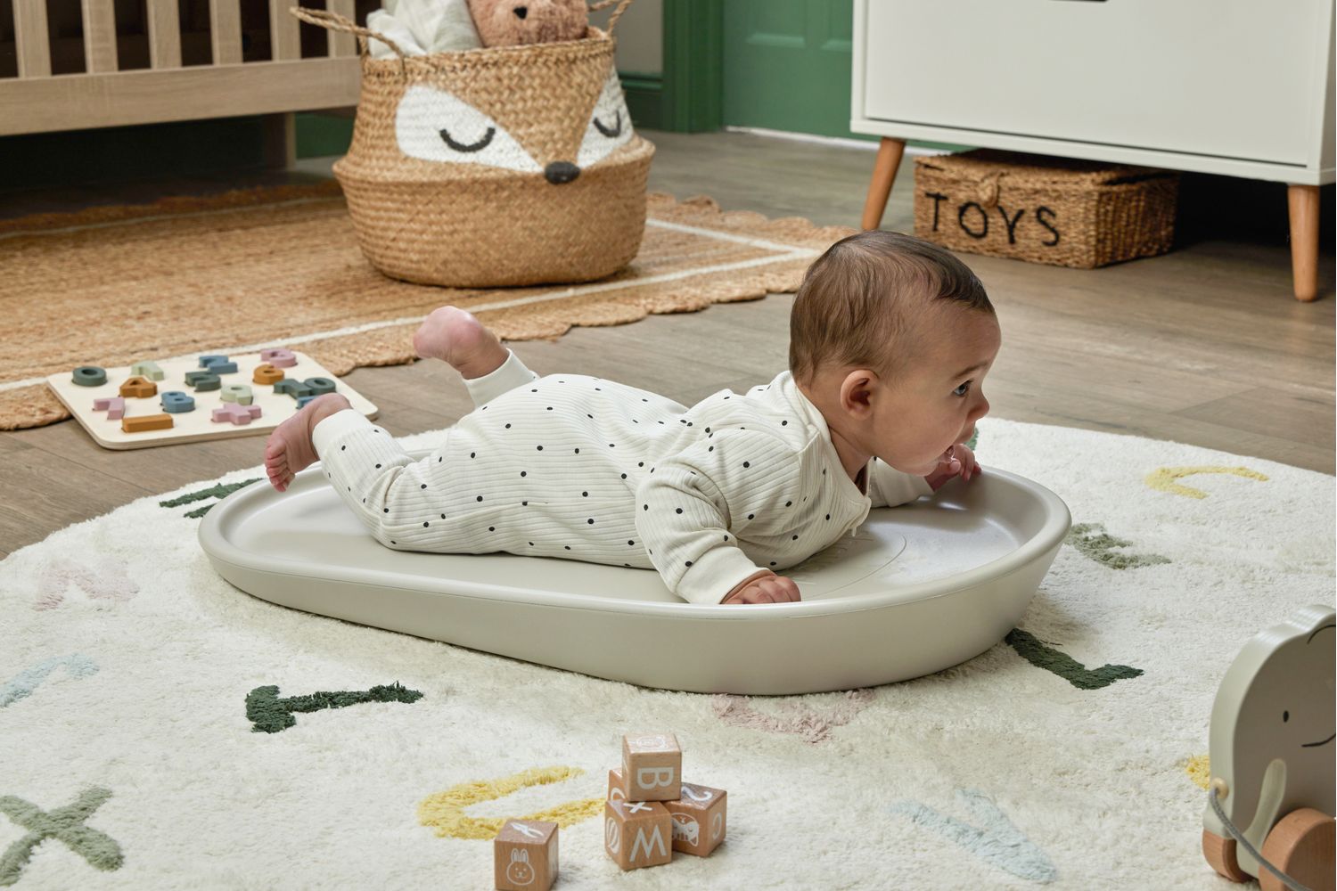 Shnuggle Squishy Changing Mat | Baby Changing Mat | Foam | Ivory Cream