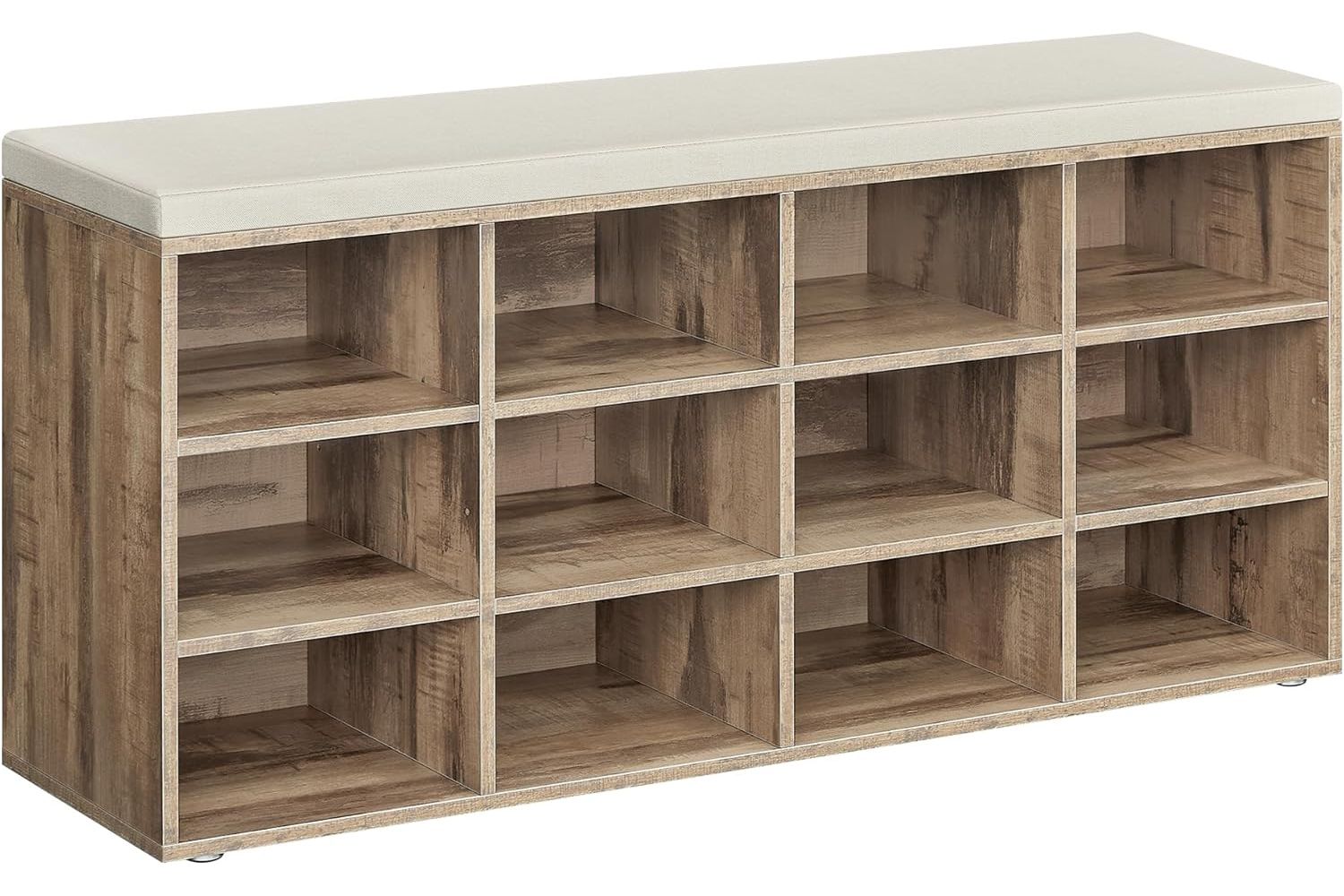 Vasagle Lhs012k02 Efficient Storage Bench With Shoe Organizing Feature