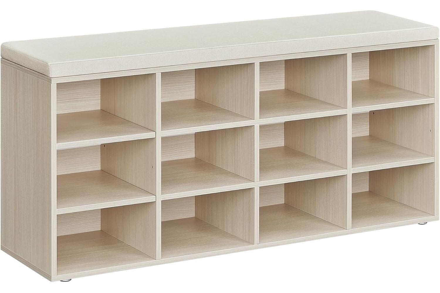 Vasagle Lhs012k04 - Stylish Space Saving Storage Bench And Shoe Rack Organiser