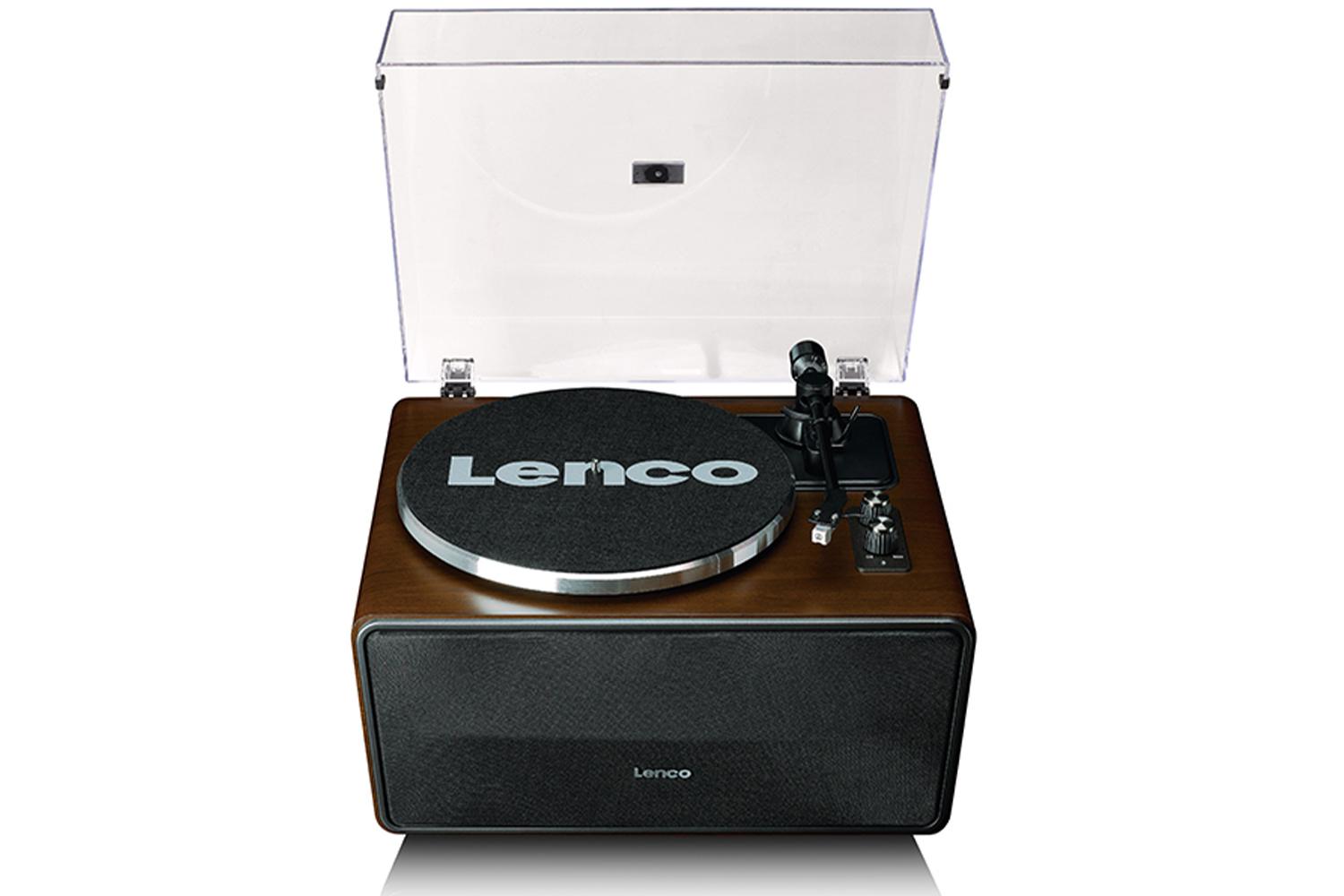 Lenco Ls-470wa Turntable | Record Player | Walnut | Bluetooth Connectivity