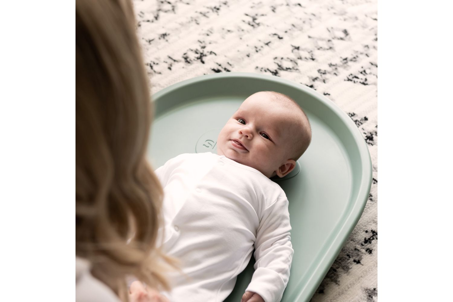 Shnuggle Squishy Changing Mat | Baby Changing Mat | Foam | Eucalyptus