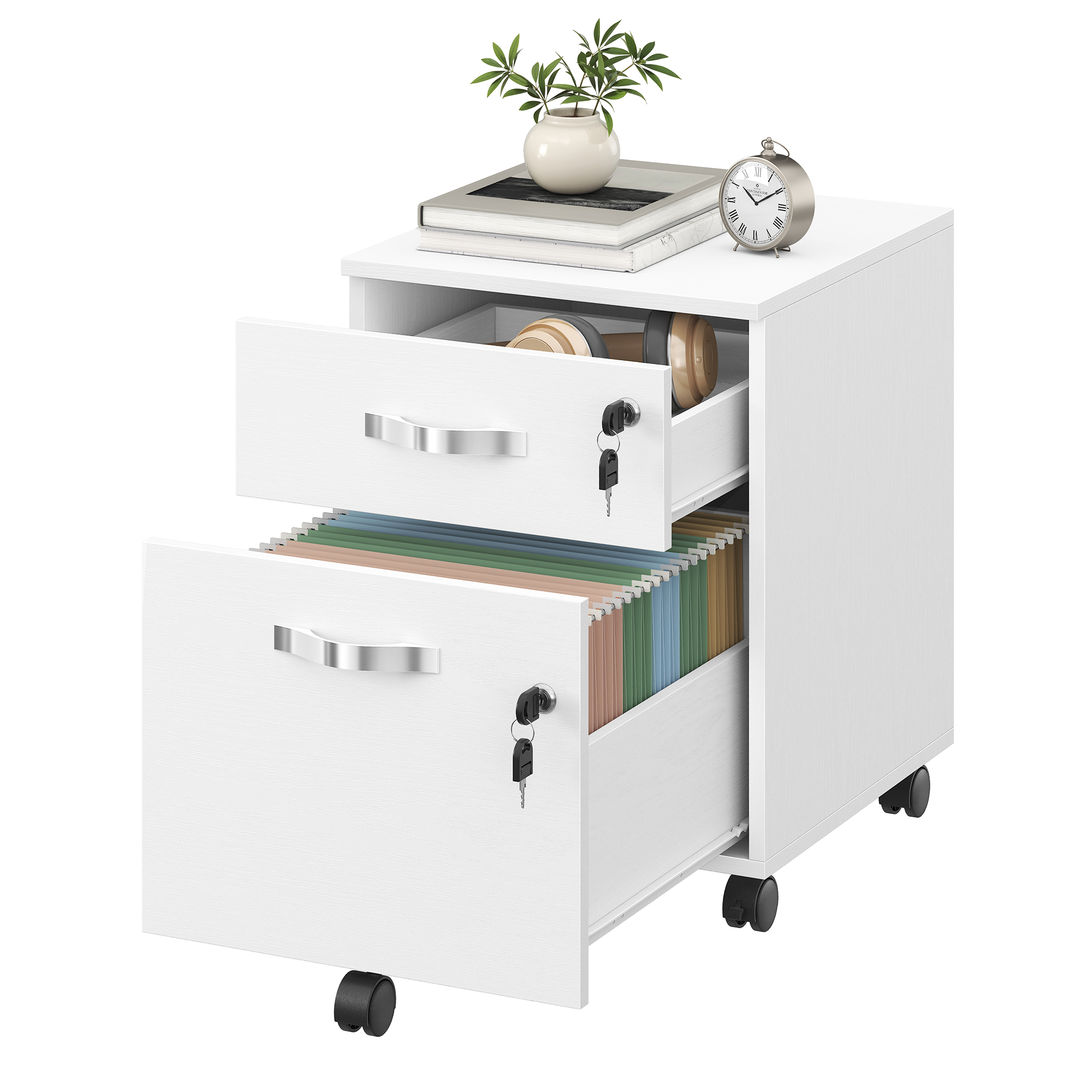 Vasagle File Cabinet | Particleboard Mdf Pvc [Ex-Display - DS250377-001720]