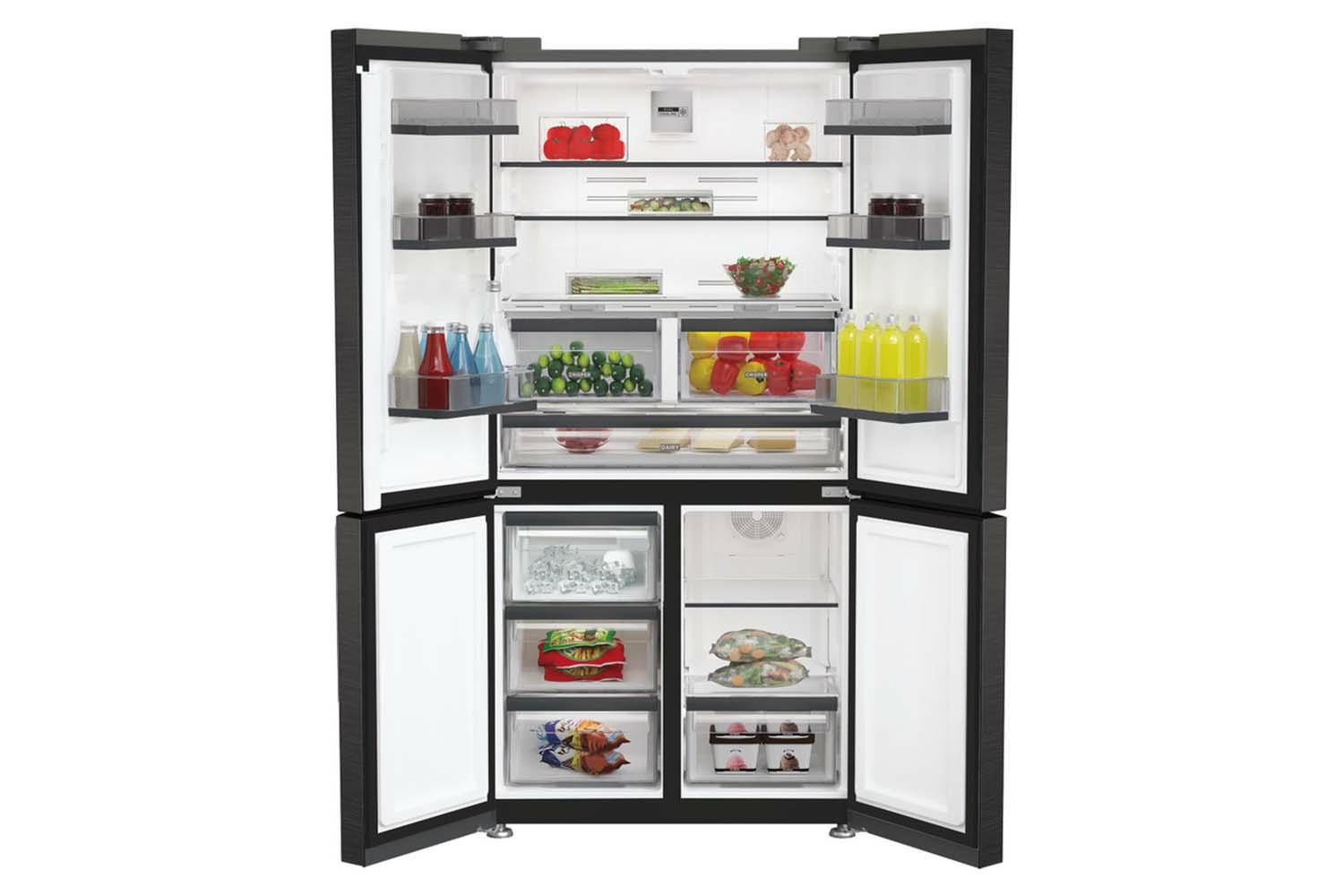 Whirlpool Freestanding American Fridge Freezer | WHGF6564XK4UK