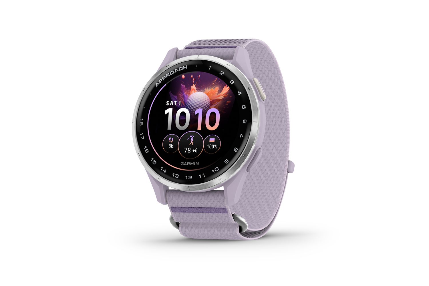 Garmin Approach J1 43 mm Lilacivory | Junior Golf Watch | Amoled Touchscreen