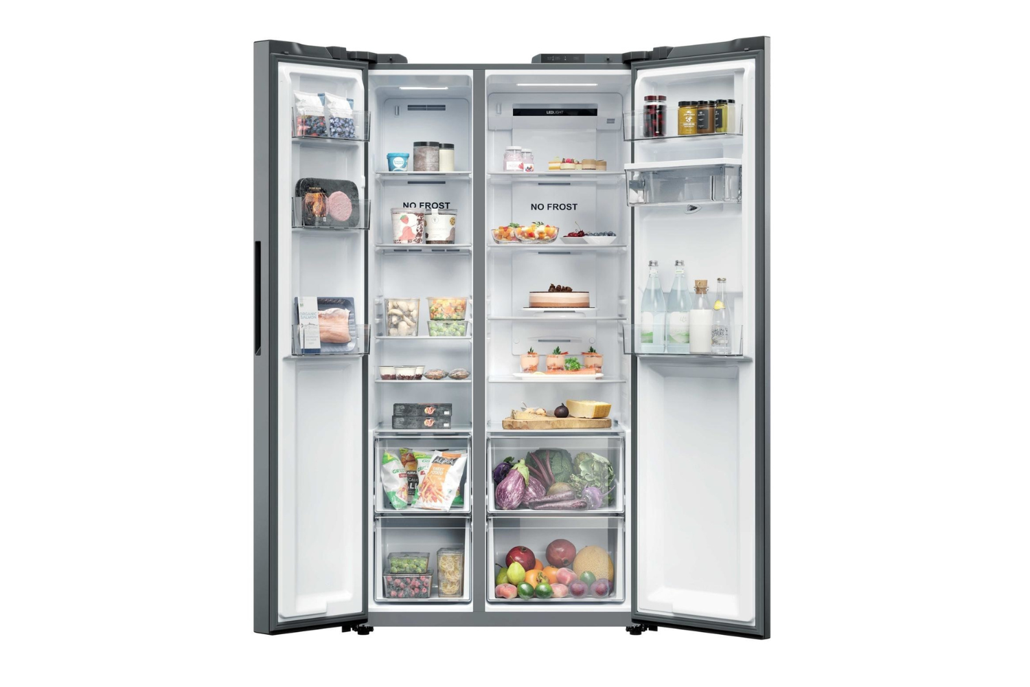 Hoover 55cm 90L Undercounter Freezer | Silver | HONSQ2T918EWXK