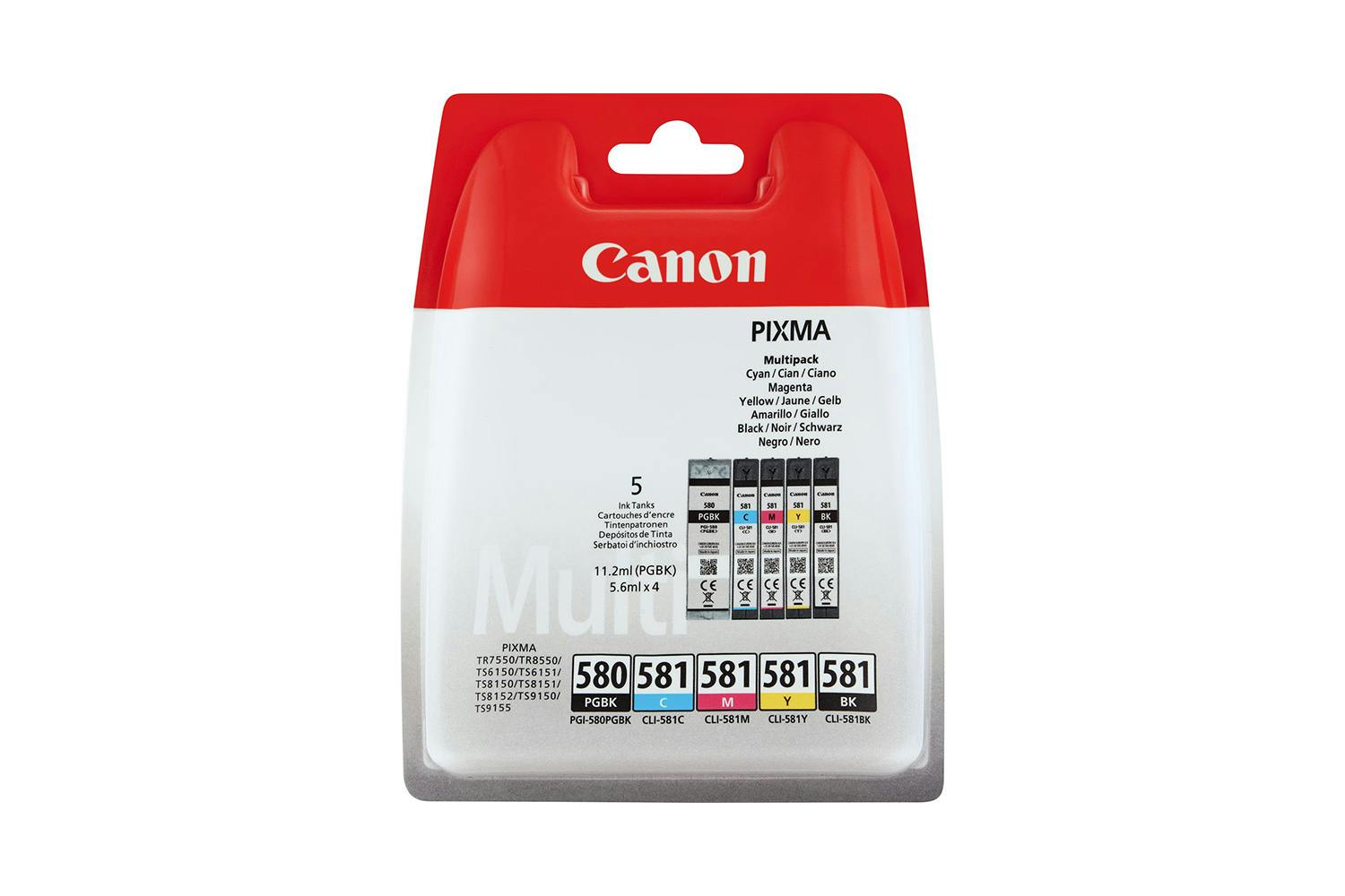 Canon PGI-580/CLI-581 Ink Cartridge | Multipack