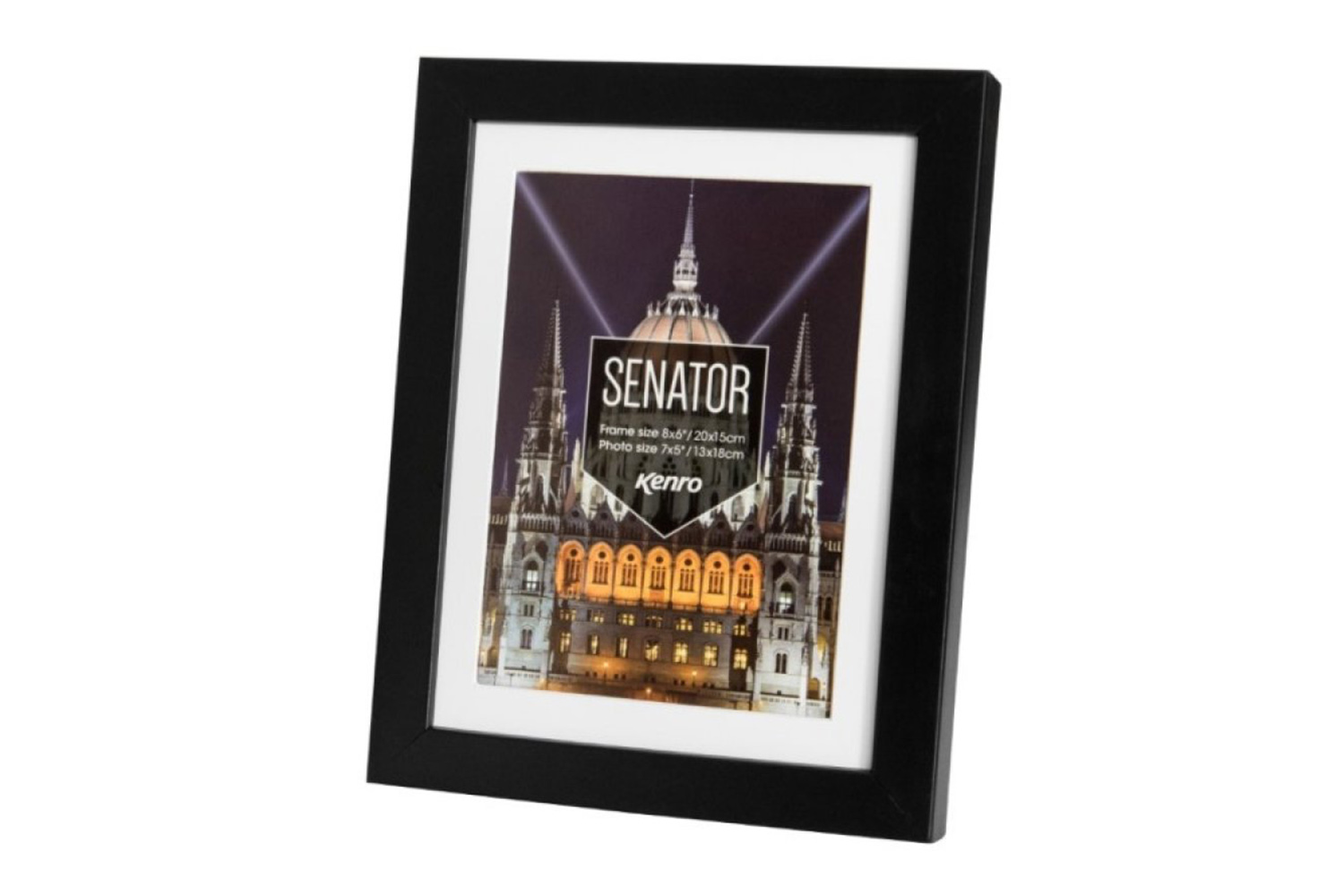 Kenro Senator 12x16”/16x20" Photo Frame | Black