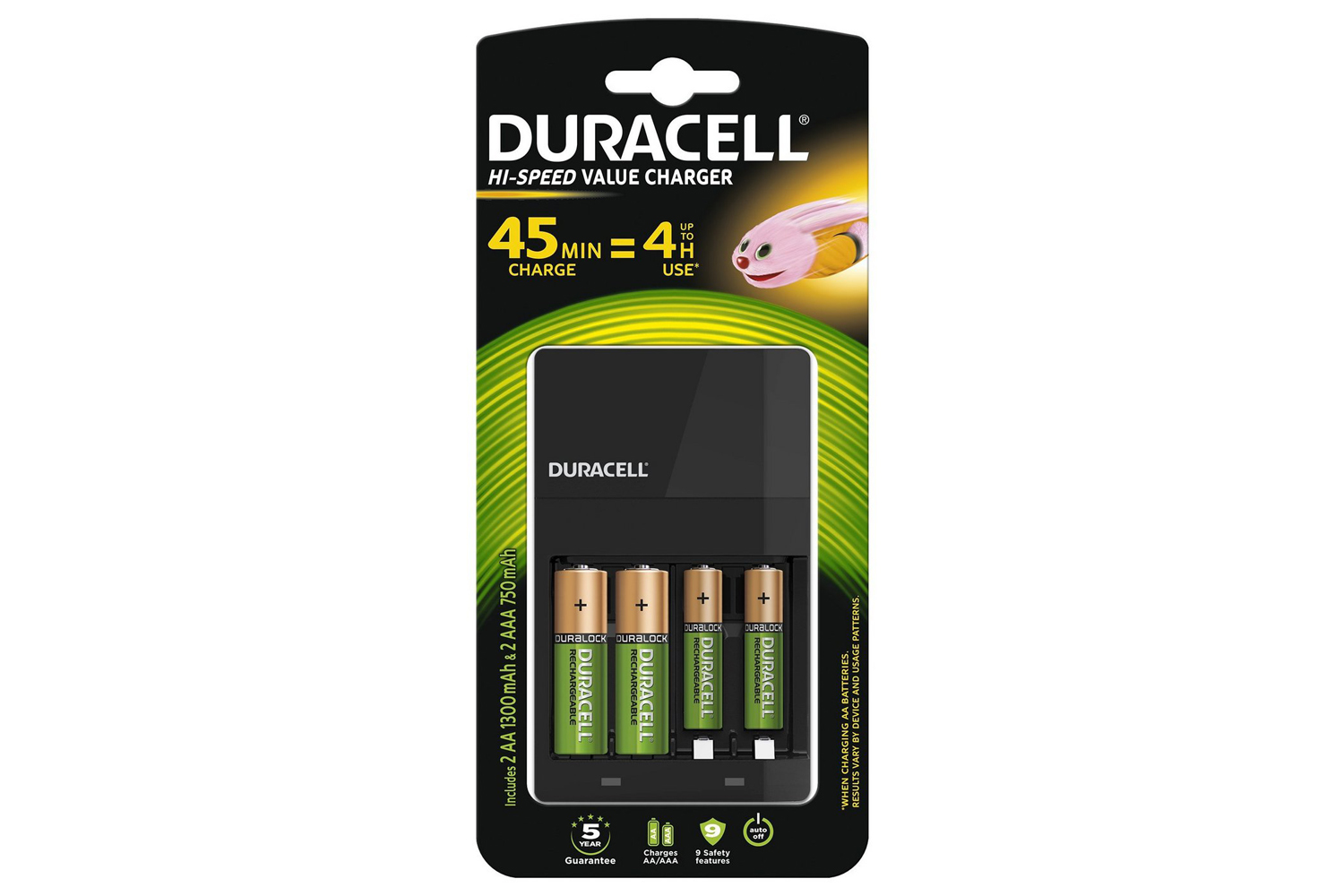 Duracell Hi-Speed 4 Battery Charger | DI5000394118591