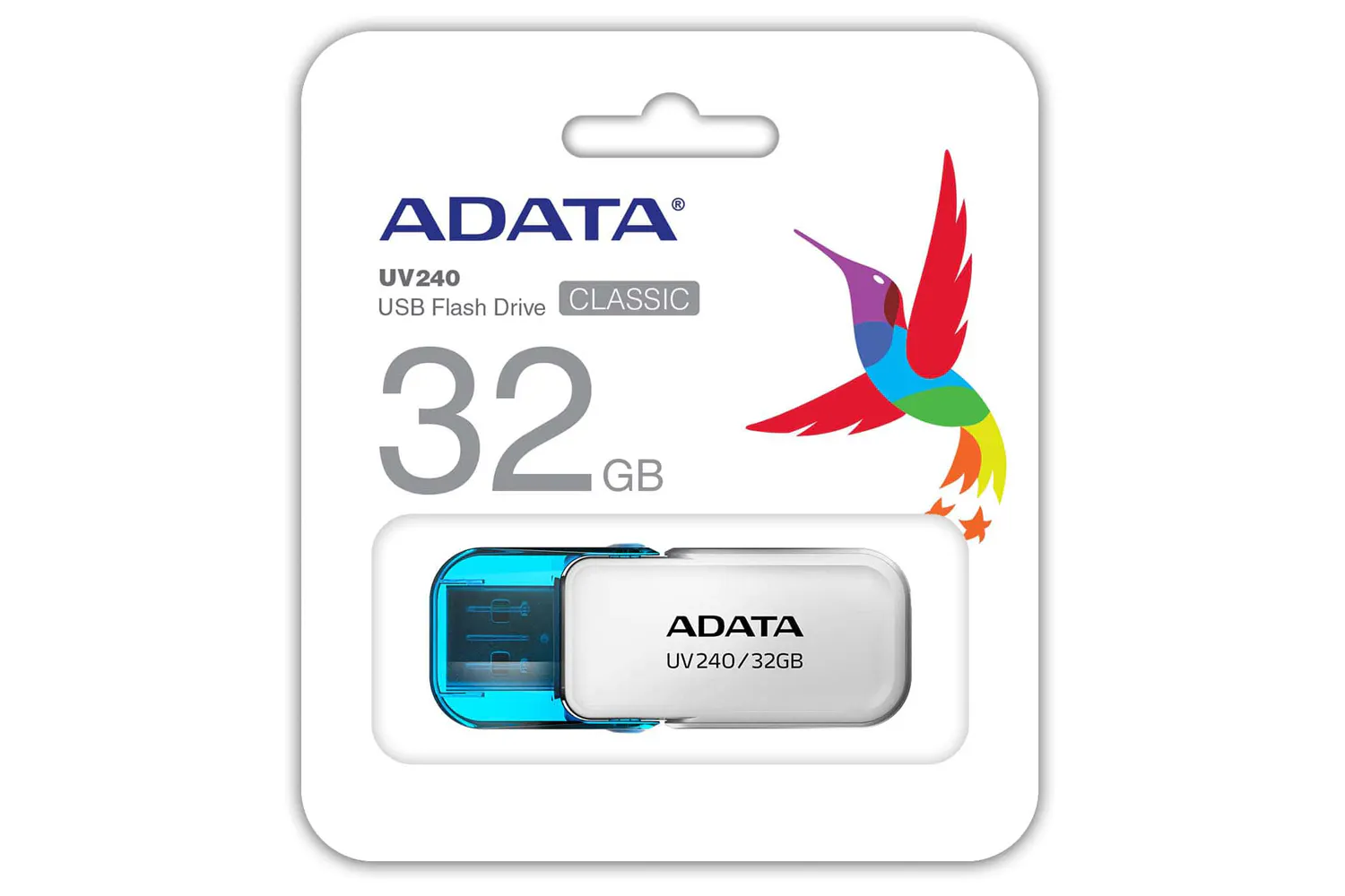 ADATA UV240 USB Flash Drive | 32GB | White | Ireland