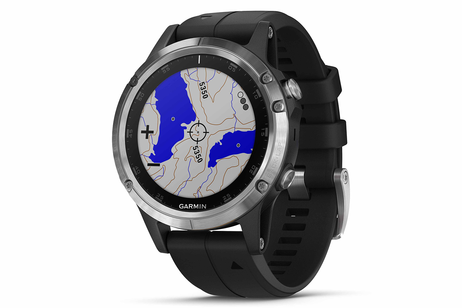 garmin fenix 5 silver blue
