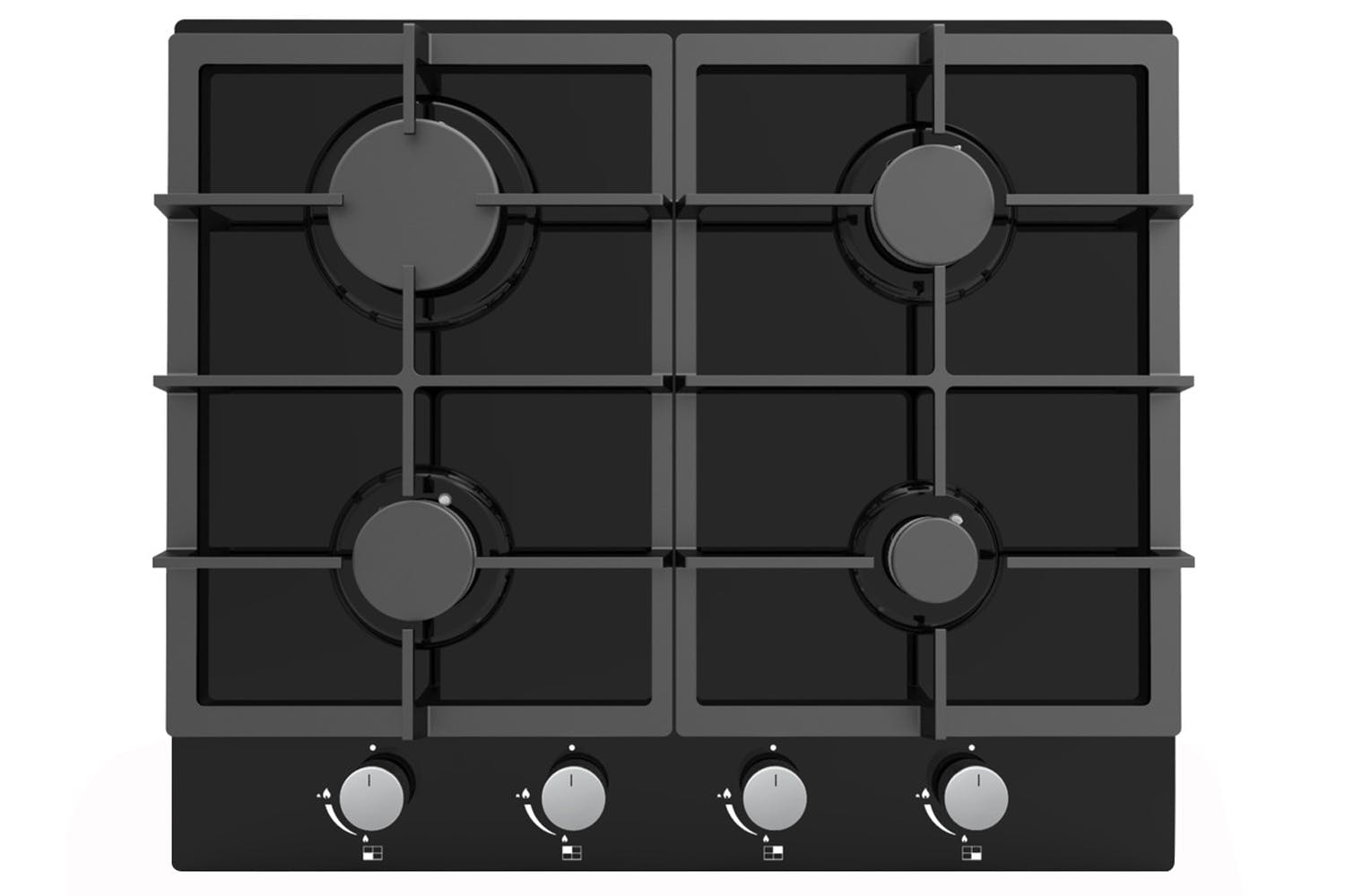 Cata 60cm Gas on Glass Hob | GOG60BK