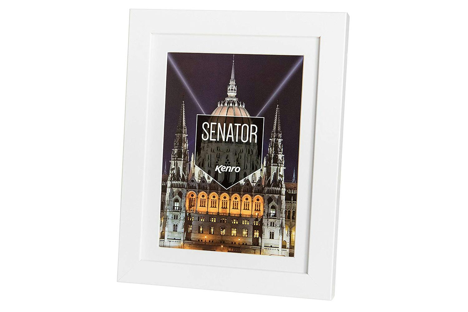 Kenro Senator Box 6x6" Photo Frame | White