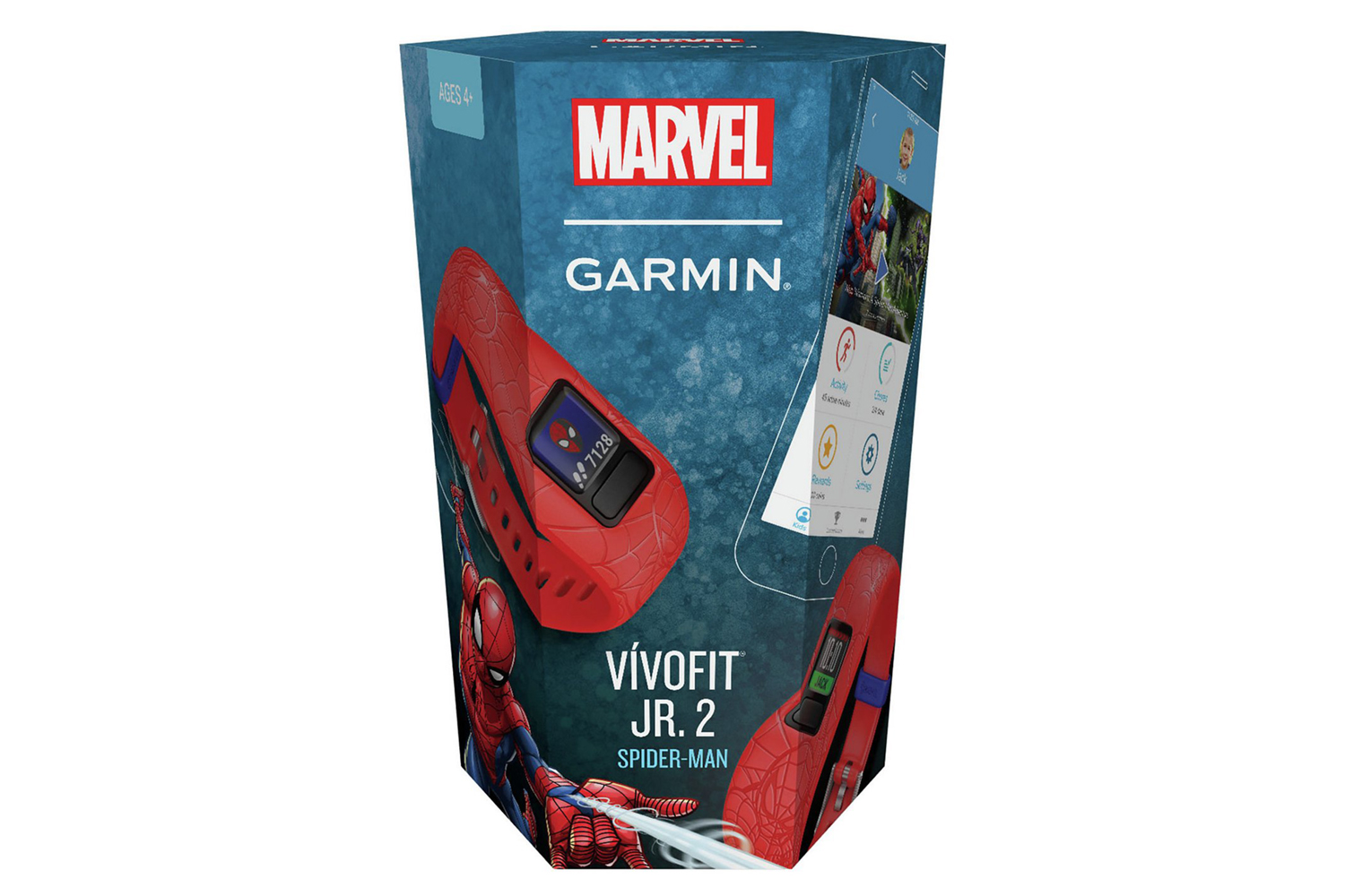 vivofit jr 2 spider man red