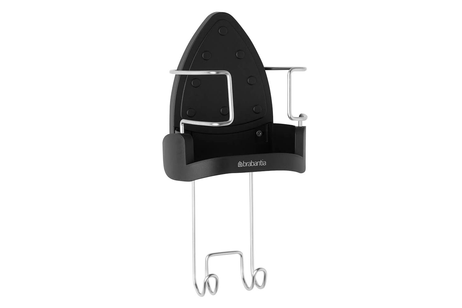 Brabantia Wall-Mounted Iron Rest and Ironing Board Holder | Cool Grey