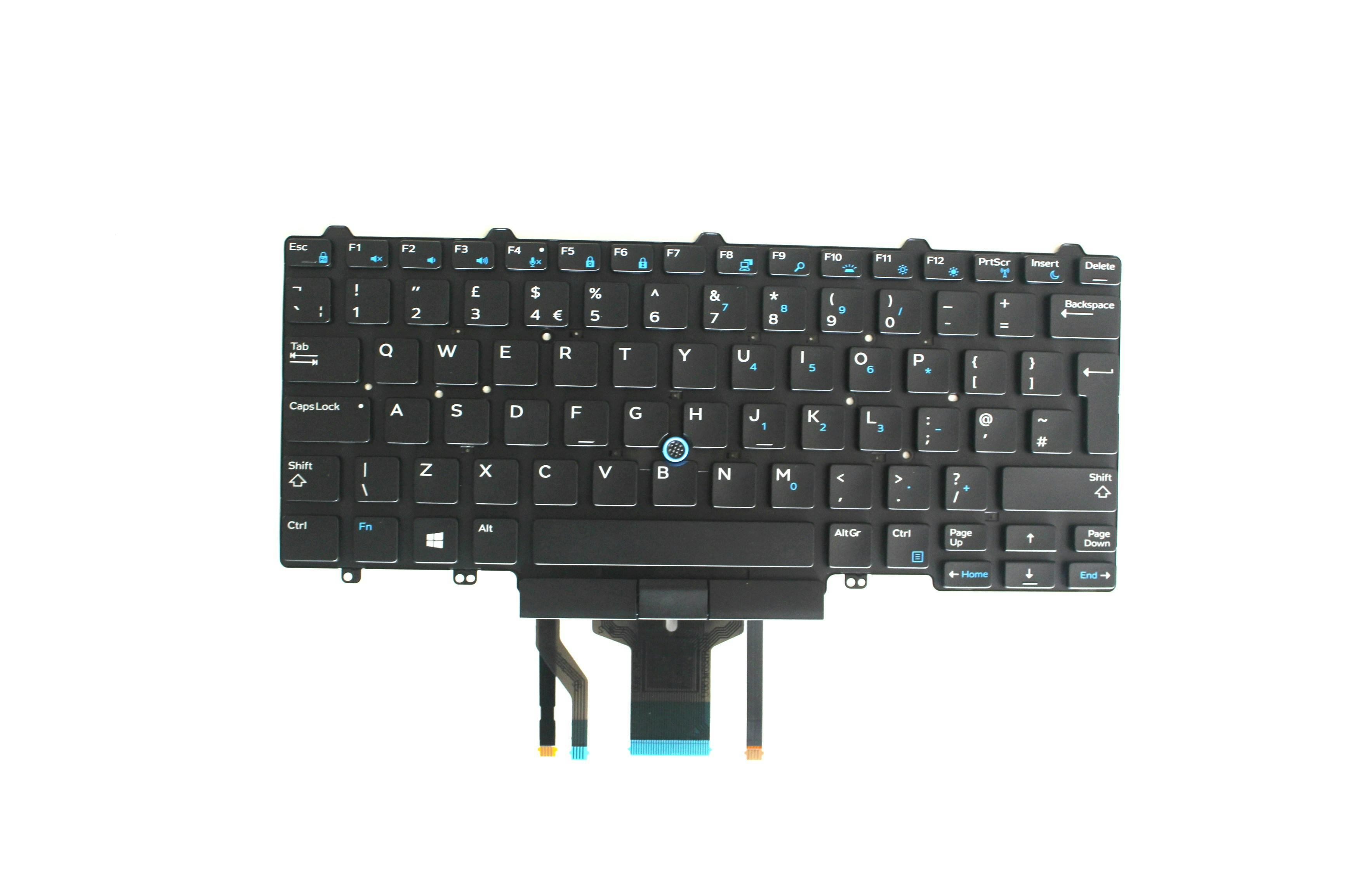 Dell Backlit UK Keyboard w/Dualpoint