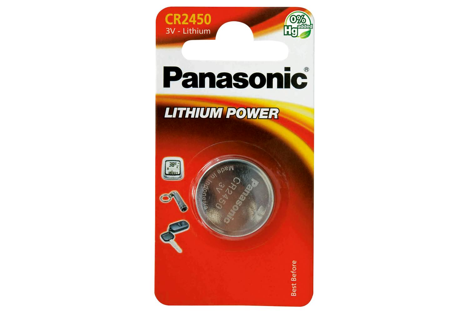 Panasonic 3V Coin Cell Battery | CR2450
