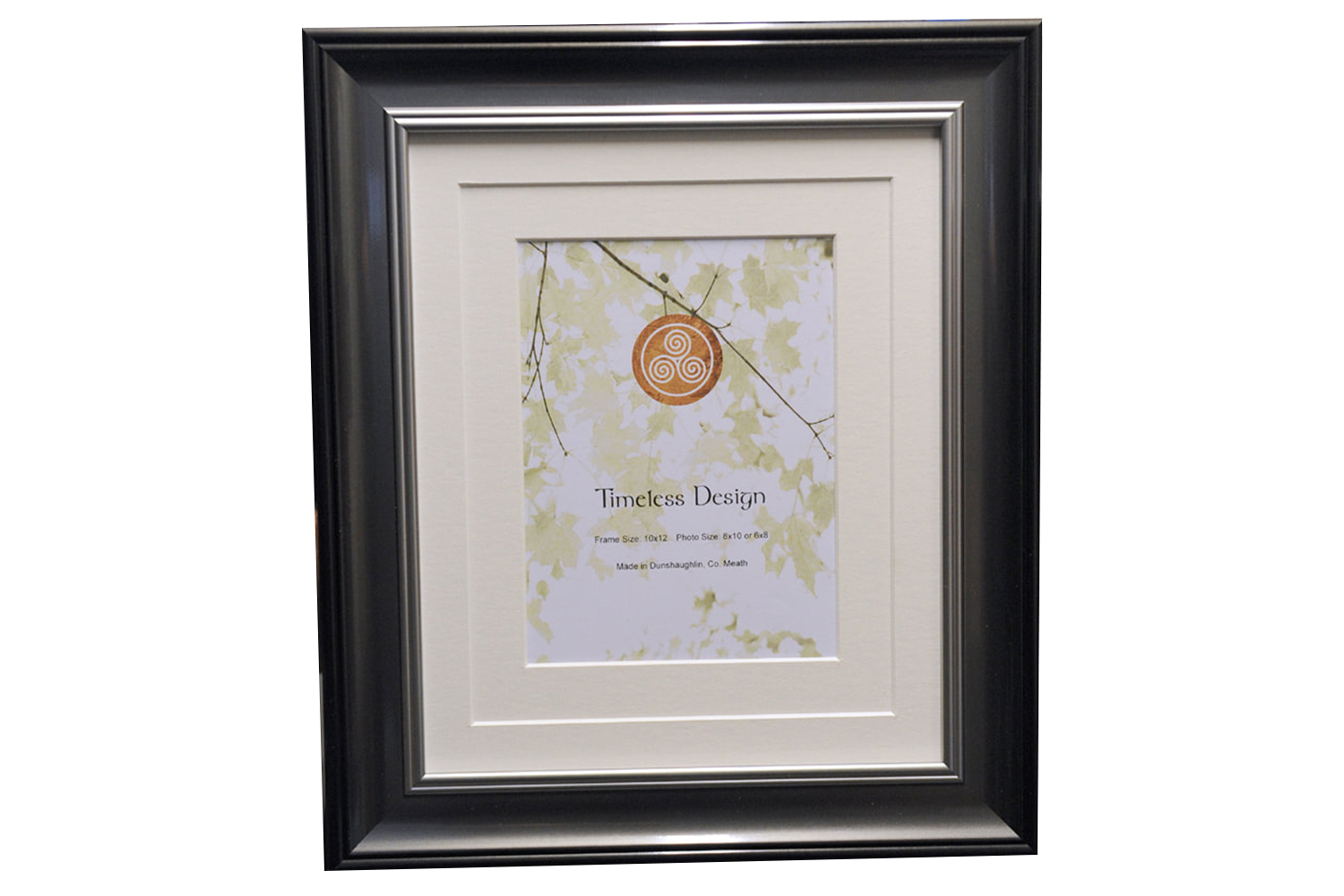 Timeless Duet 8x10" Photo Frame | Black/Silver