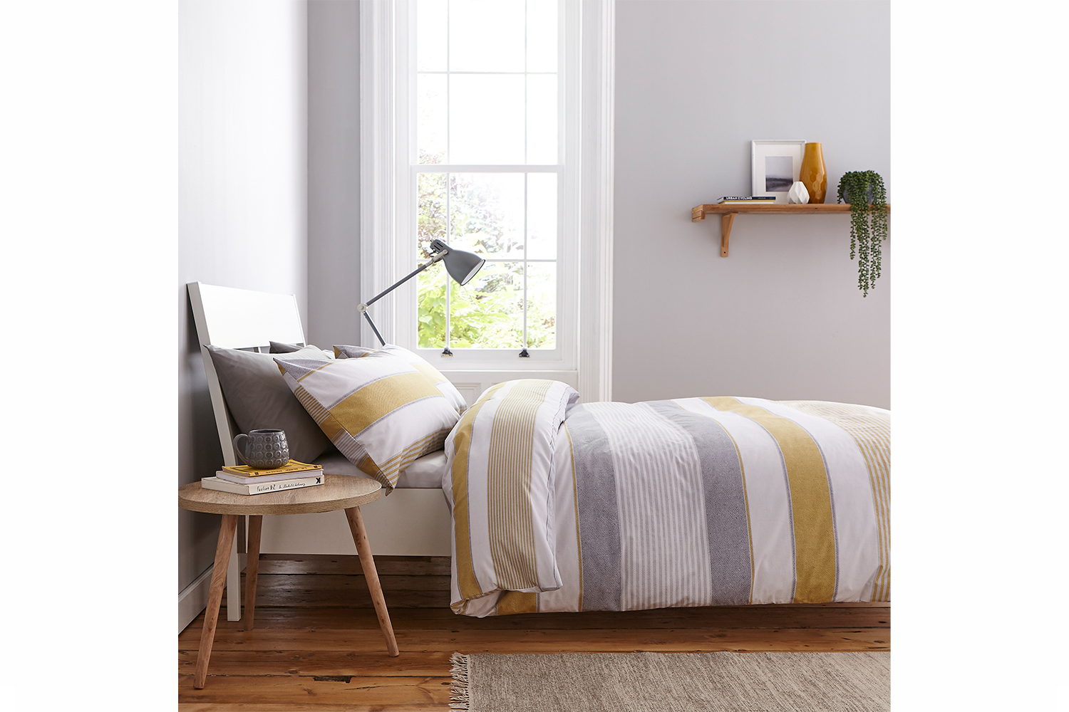 GREY AND WHITE STARS DOUBLE DUVET COVER /& PILLOWCASE SET FREE P+P
