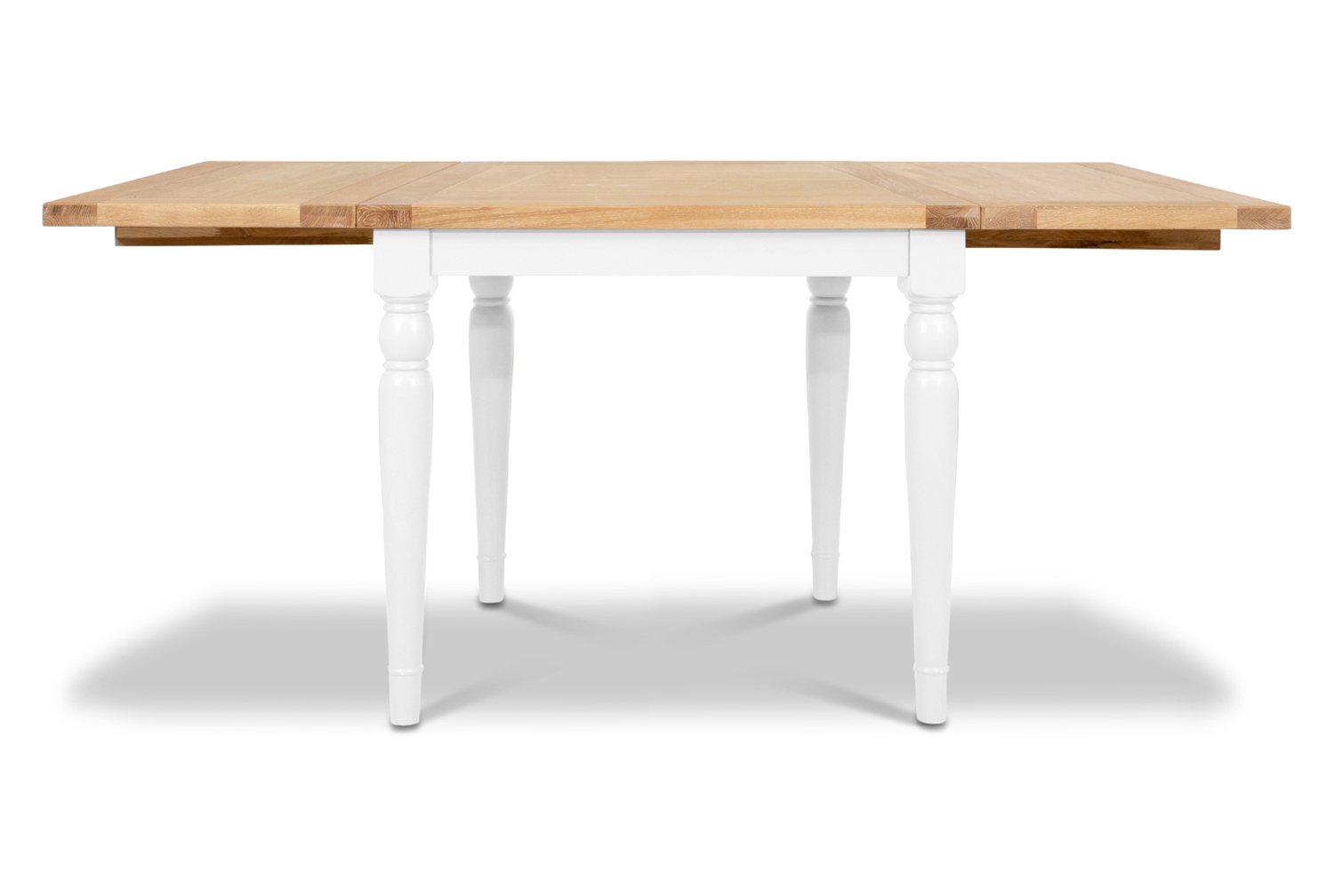 Ceres Extending Dining Table Turned Leg 90 180cm Colourtrend