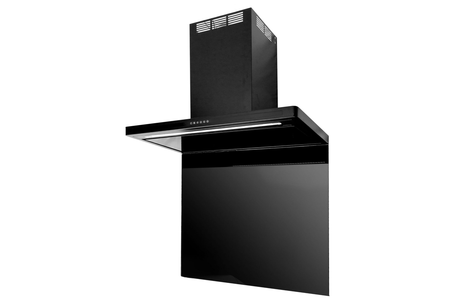 Luxair 90cm Linea Slimline Hood | LA90LINEABLK