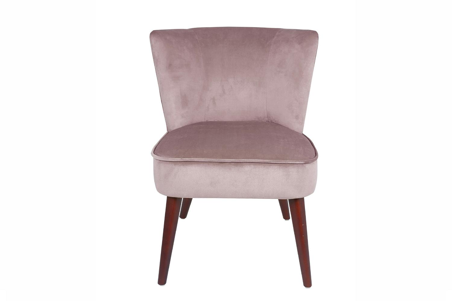 velvet chair  blush pink