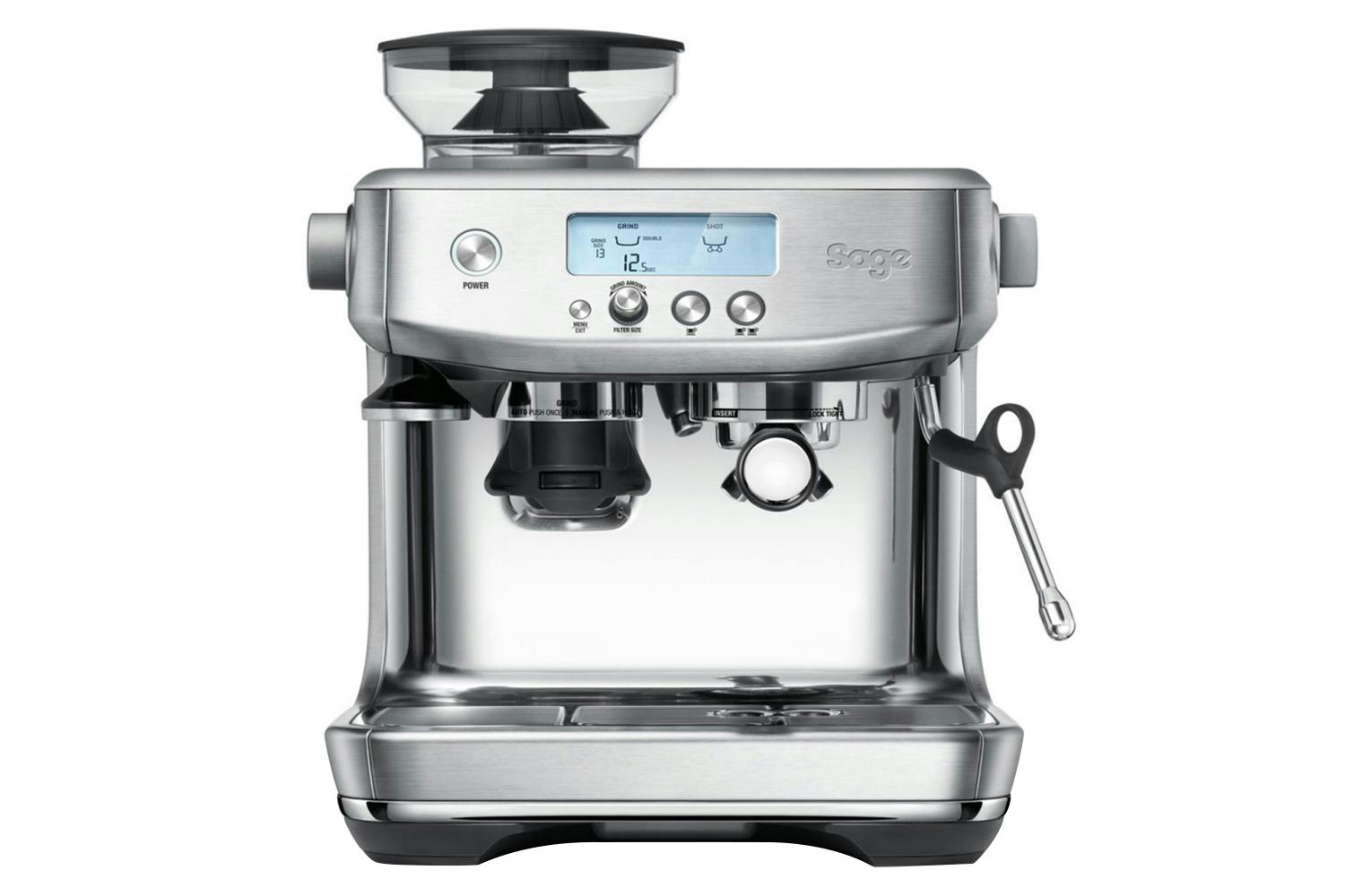Artisan electric espresso machine, 1470W, Medallion Silver