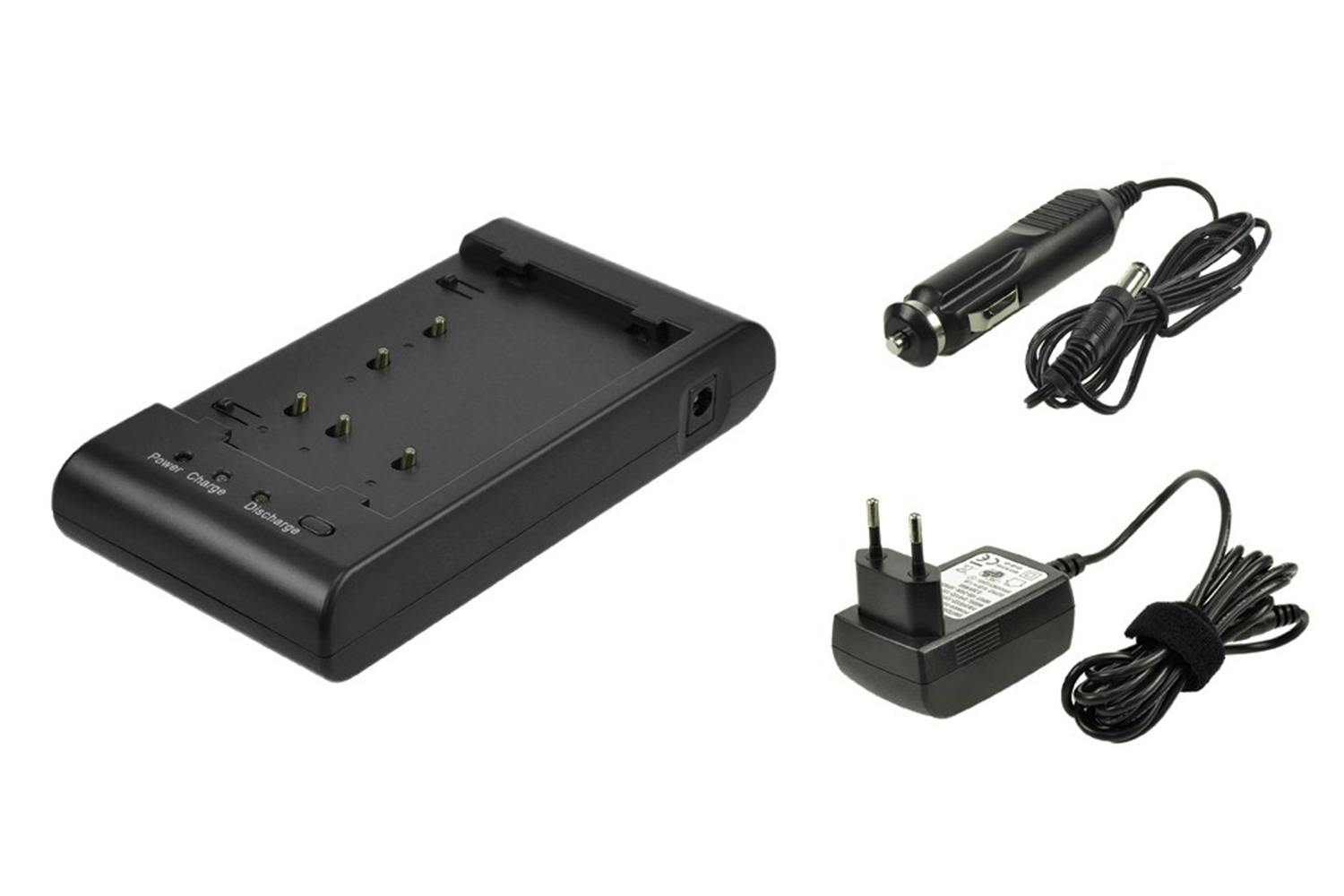 2-Power Camcorder Battery Charger