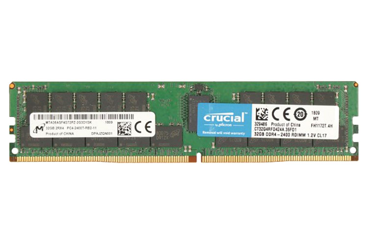 2-Power 32GB DDR4 CL17 RDIMM (4Rx4)