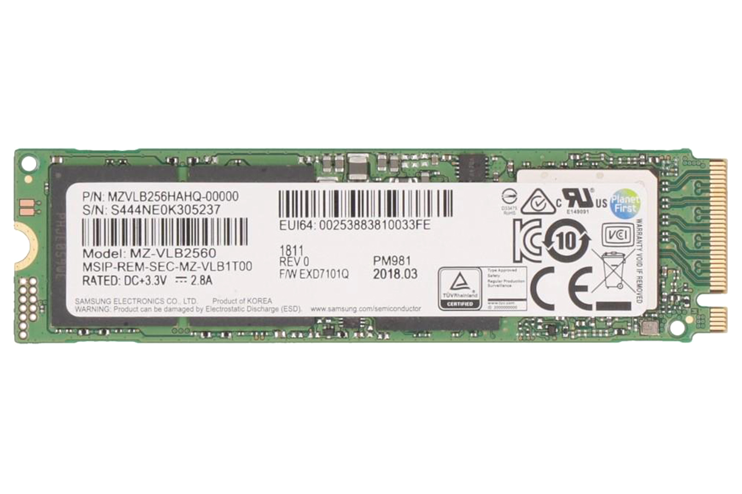 2-Power SSD M.2 PCIe (NVMe) 2280 | 256GB