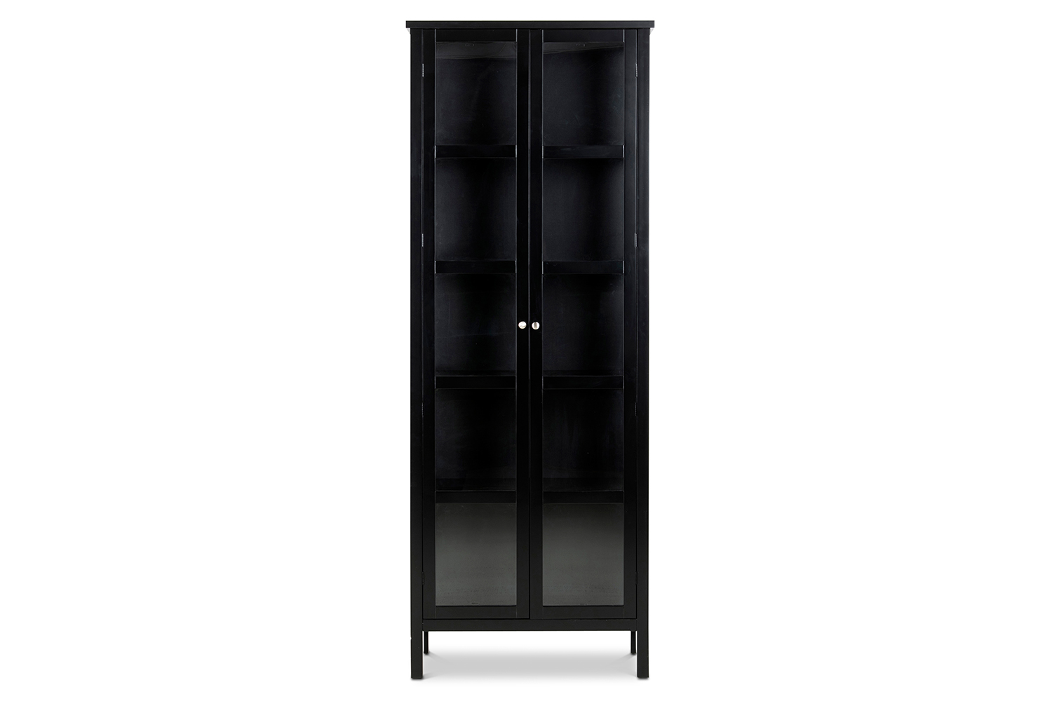 Essie Display Cabinet | Black | 210cm 